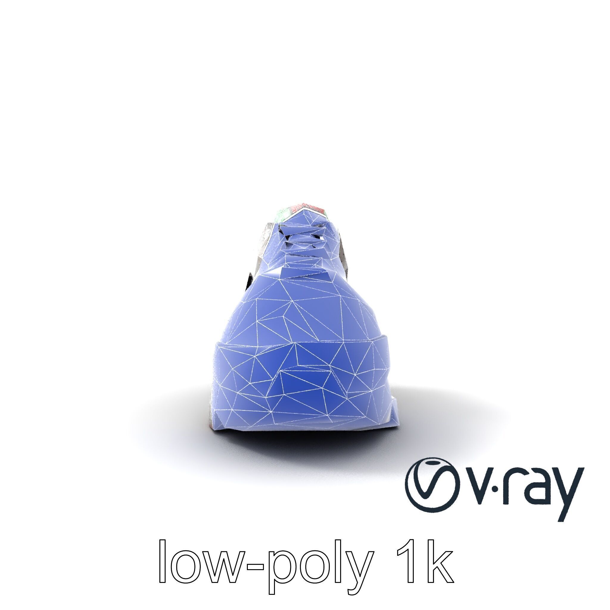 Urban Streetwear Sneaker with Graffiti Prints model pack Low-poly 3D model_14