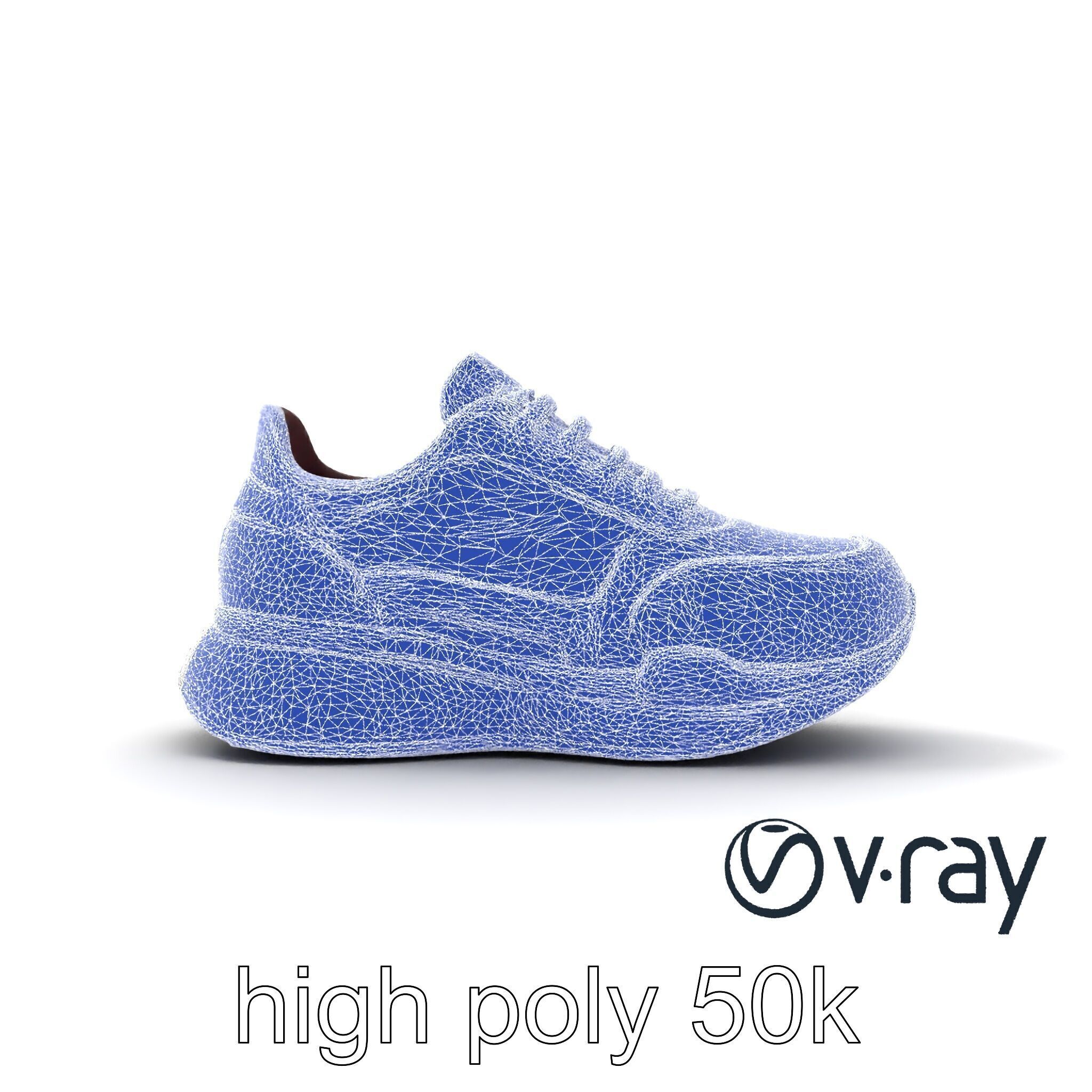 Modern Minimalist Sneaker model pack Low-poly 3D model_32