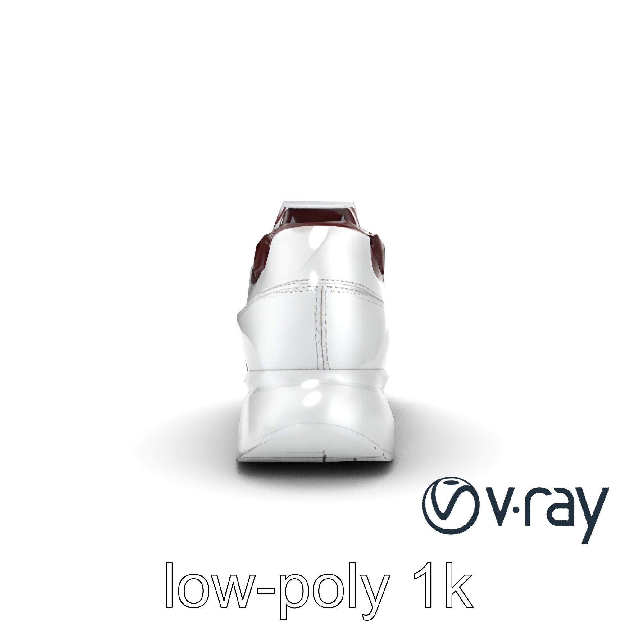 Modern Minimalist Sneaker model pack Low-poly 3D model_24