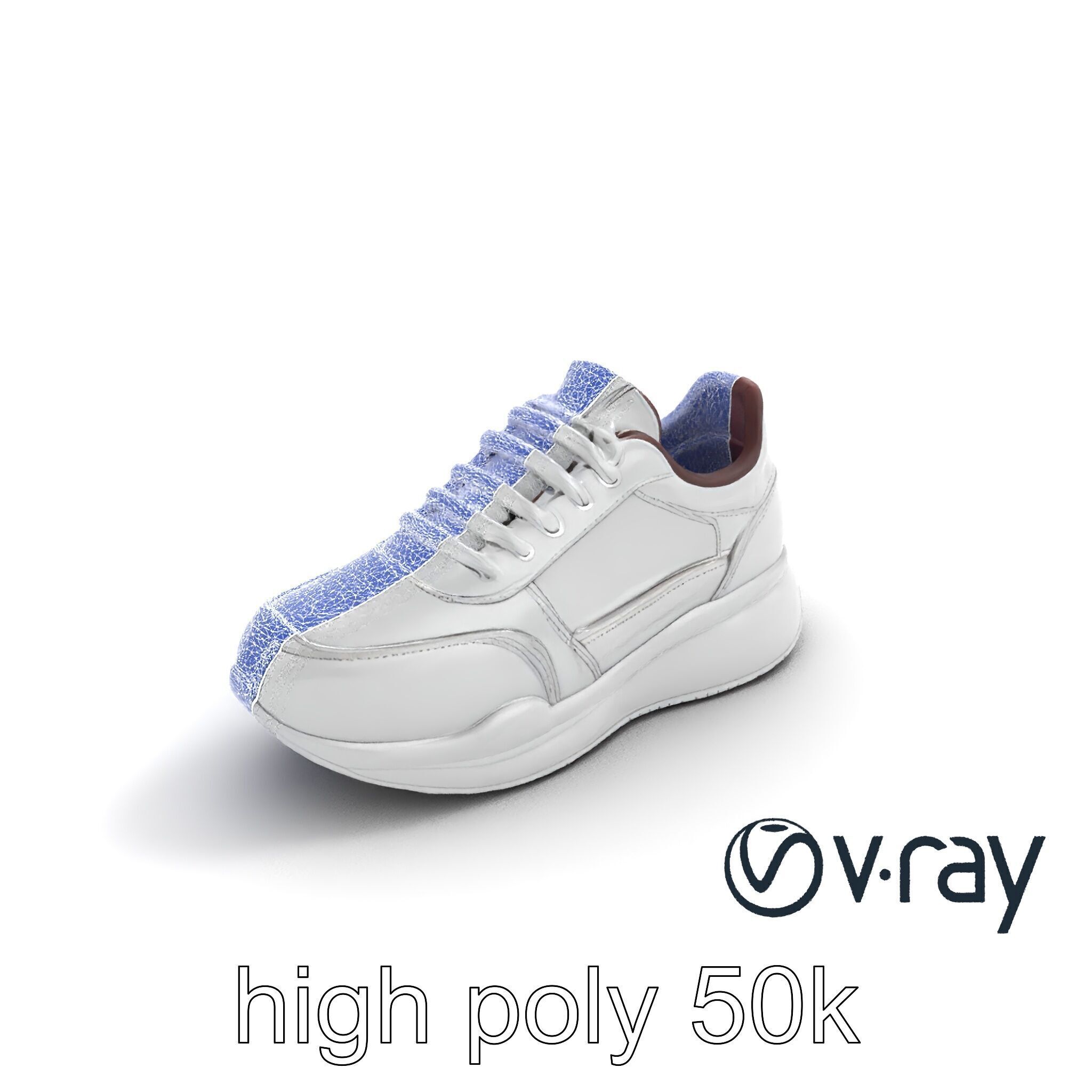 Modern Minimalist Sneaker model pack Low-poly 3D model_16