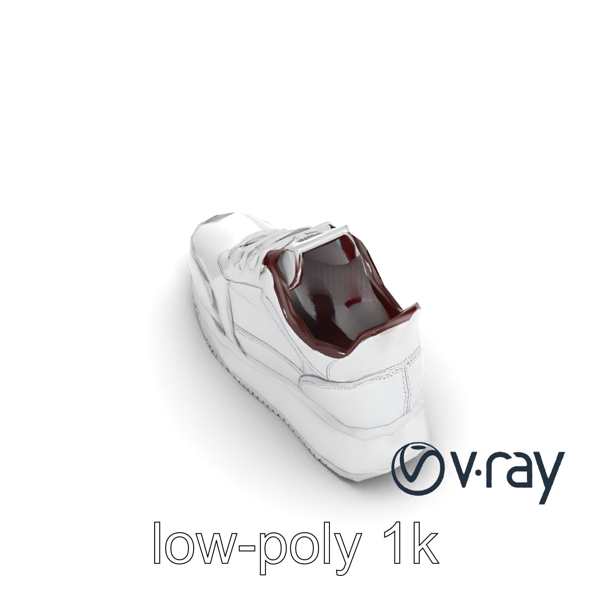 Modern Minimalist Sneaker model pack Low-poly 3D model_14