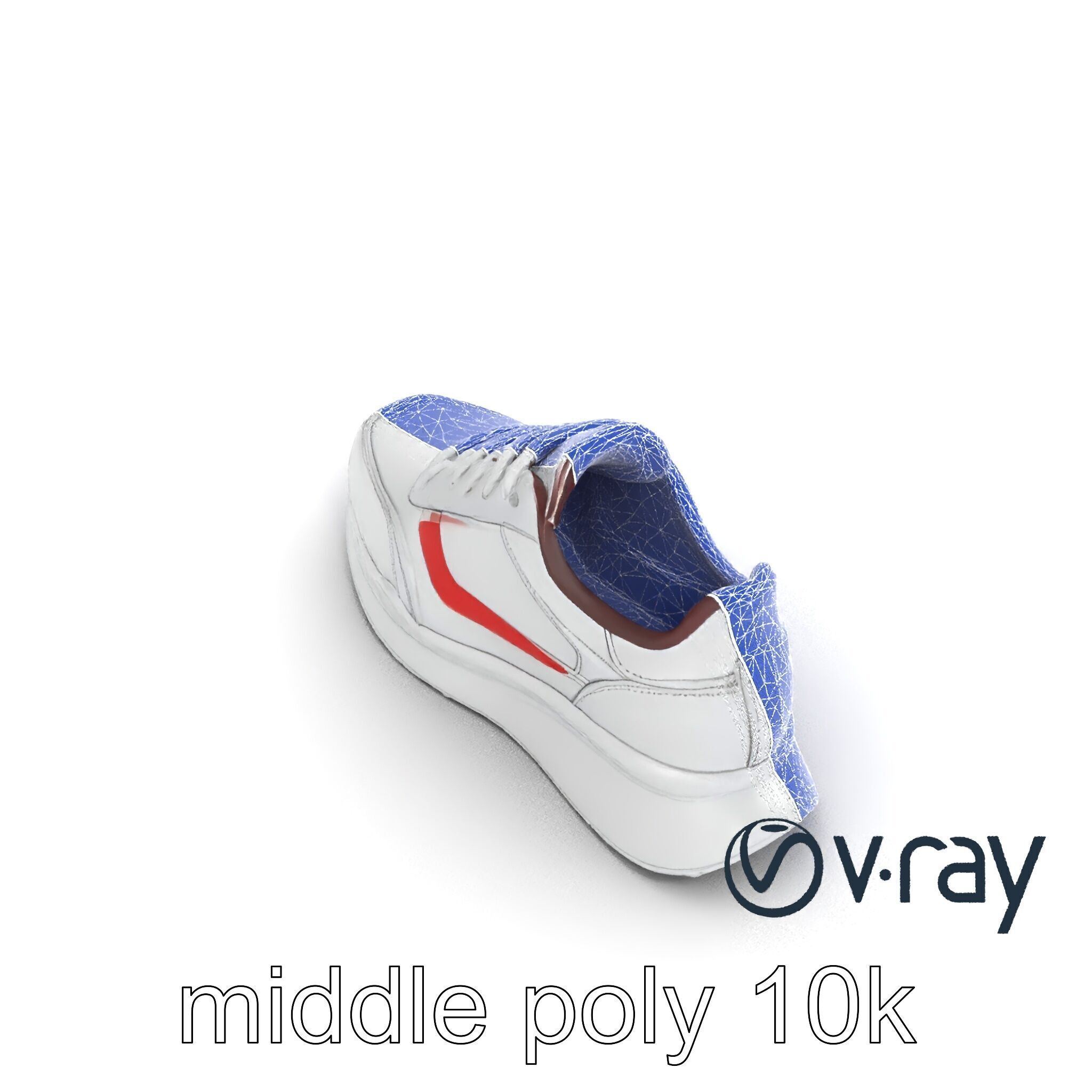 Modern Minimalist Sneaker model pack Low-poly 3D model_28