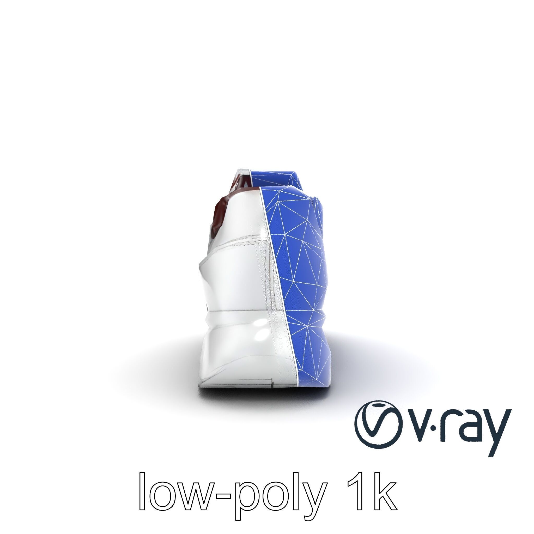 Modern Minimalist Sneaker model pack Low-poly 3D model_22