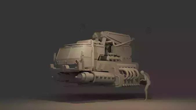 Galaxy truck spaceship