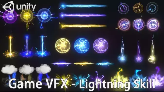 Unity Game VFX - Lightning Effect Collection