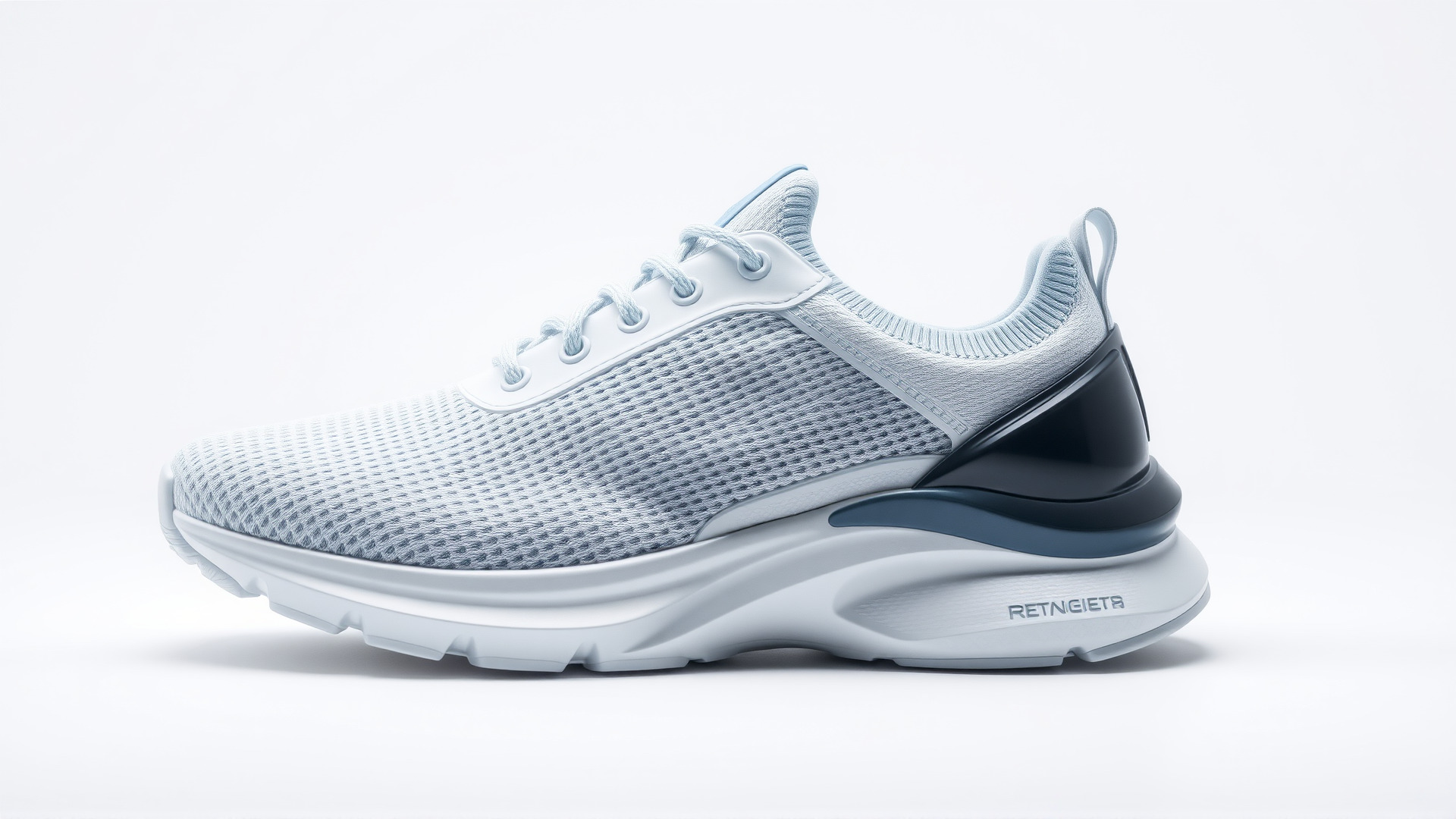 Futuristic Trainer Shoe with Reflective Accents Model Pack Low-poly 3D model_4