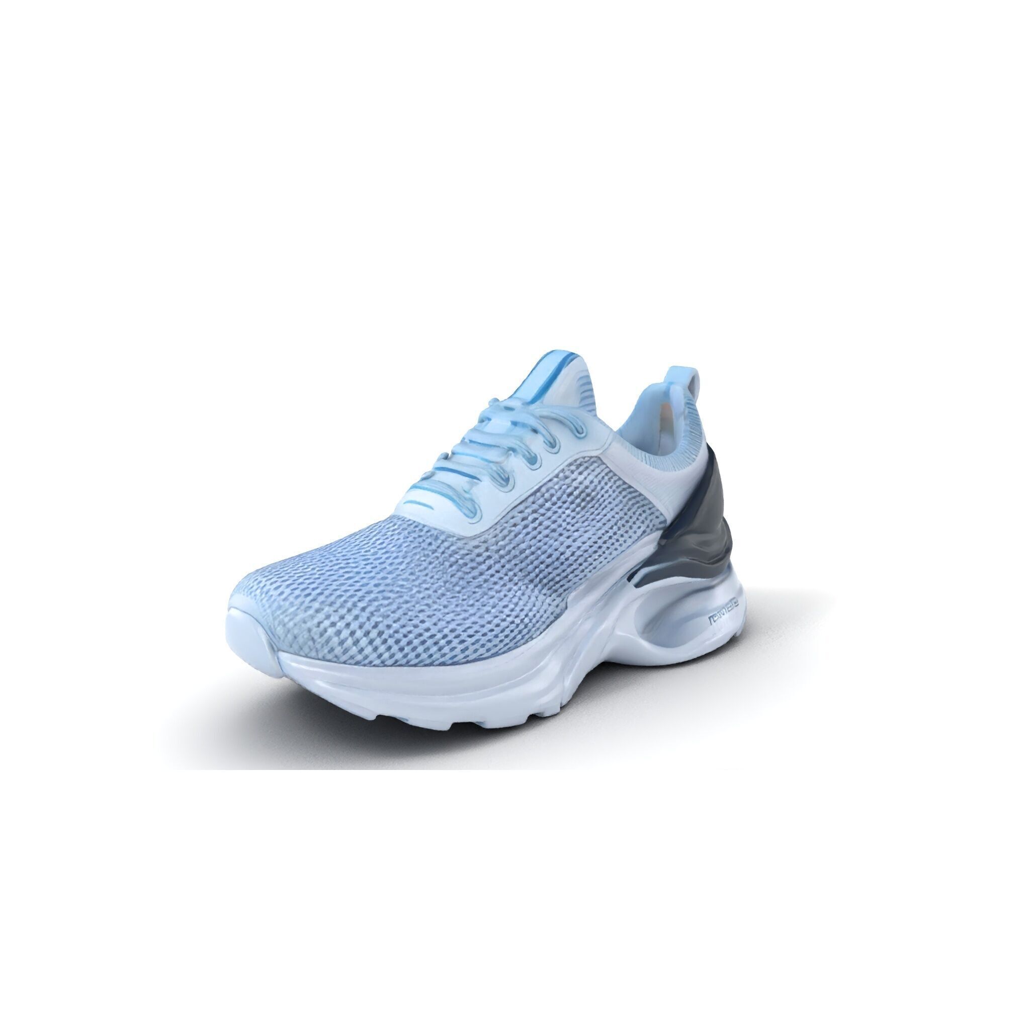 Futuristic Trainer Shoe with Reflective Accents Model Pack Low-poly 3D model_5