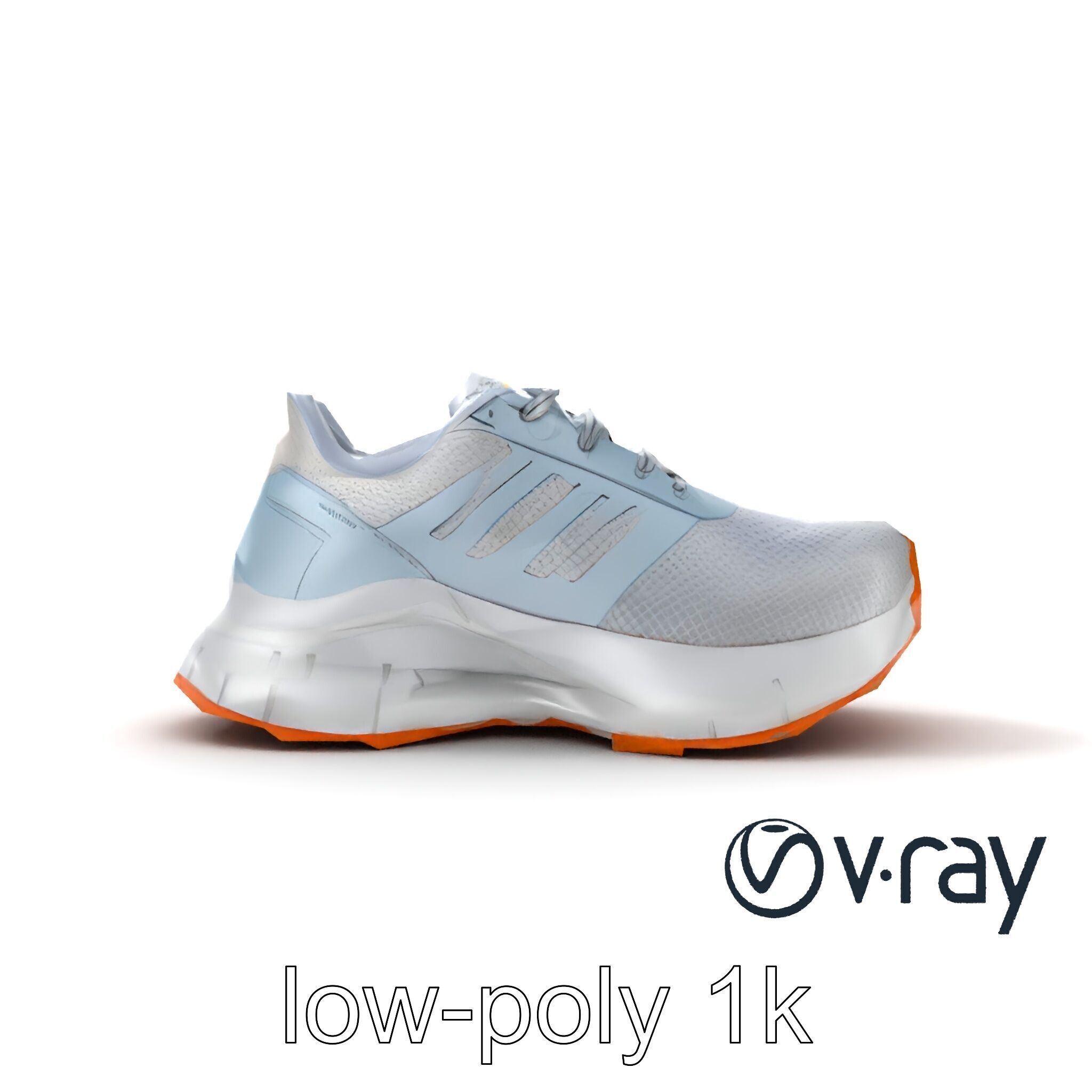 Bold Performance Sneaker model pack Low-poly 3D model_19