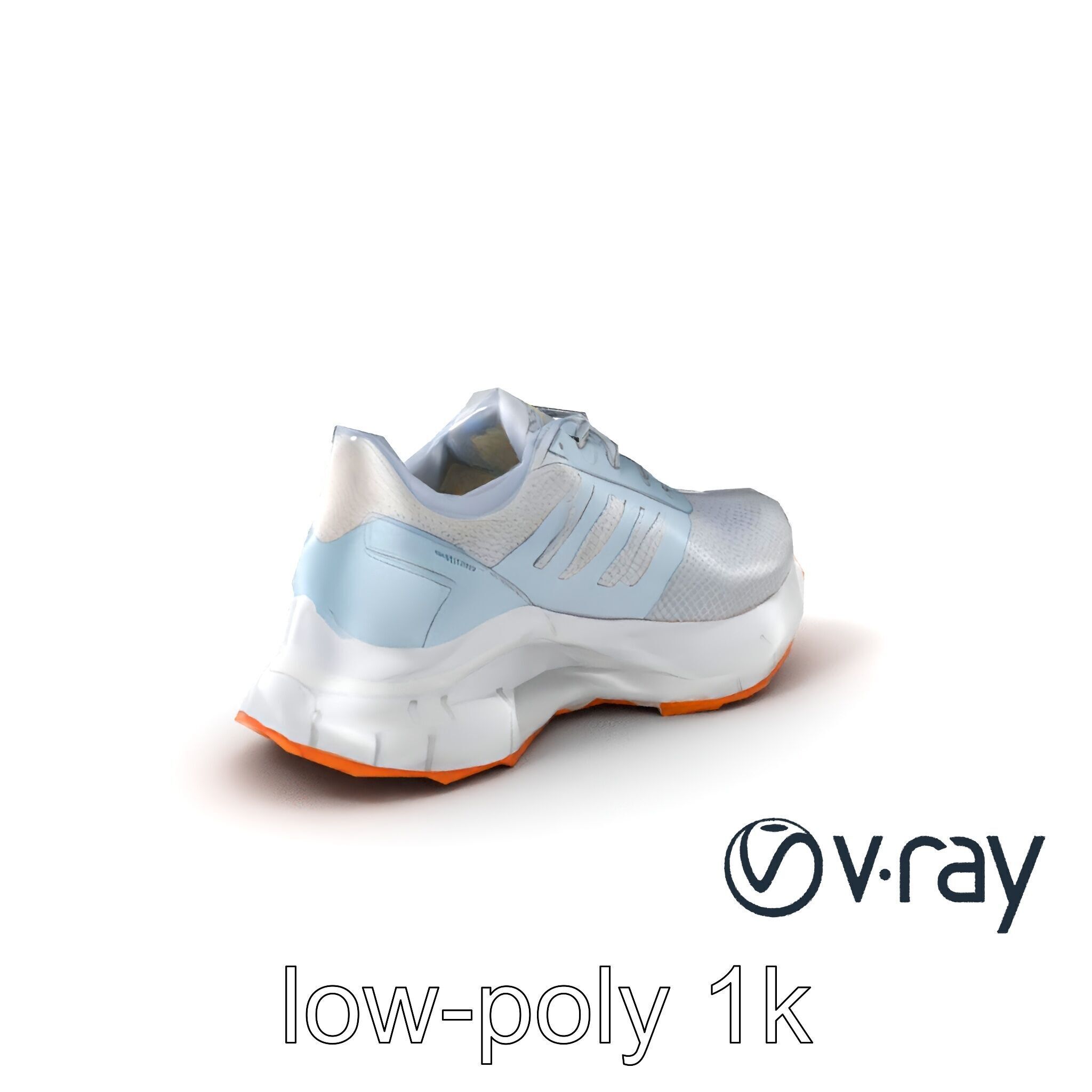 Bold Performance Sneaker model pack Low-poly 3D model_2