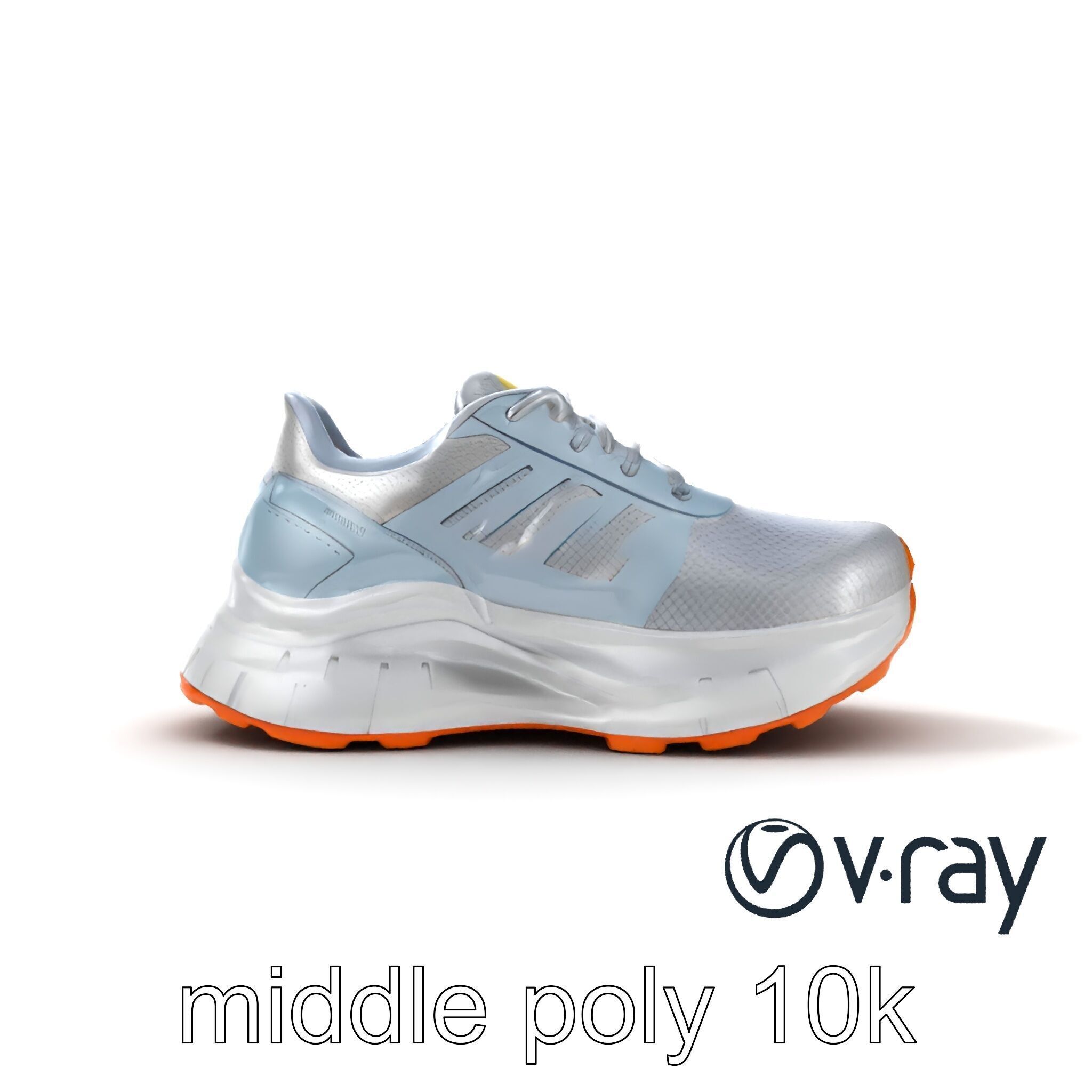 Bold Performance Sneaker model pack Low-poly 3D model_21