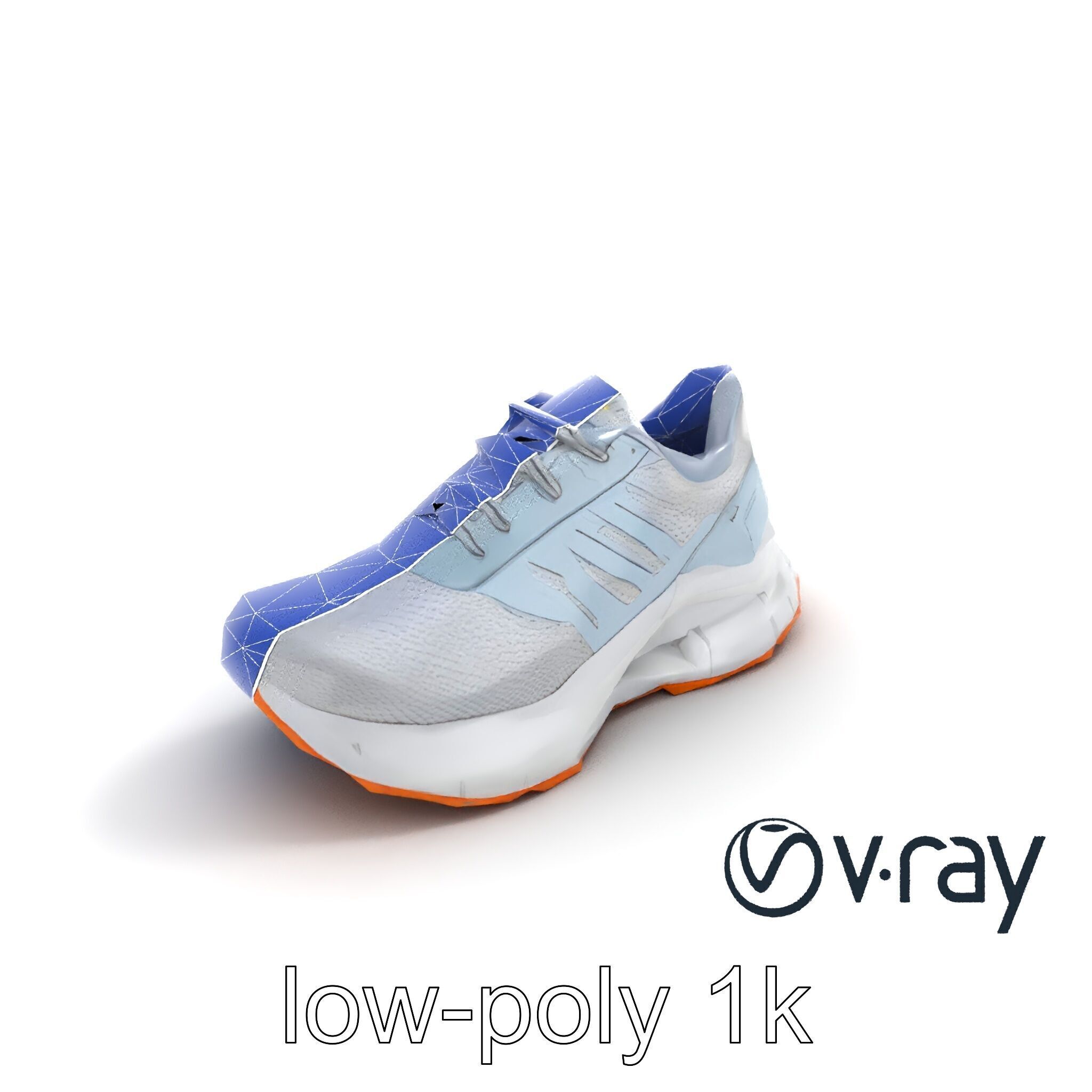Bold Performance Sneaker model pack Low-poly 3D model_15