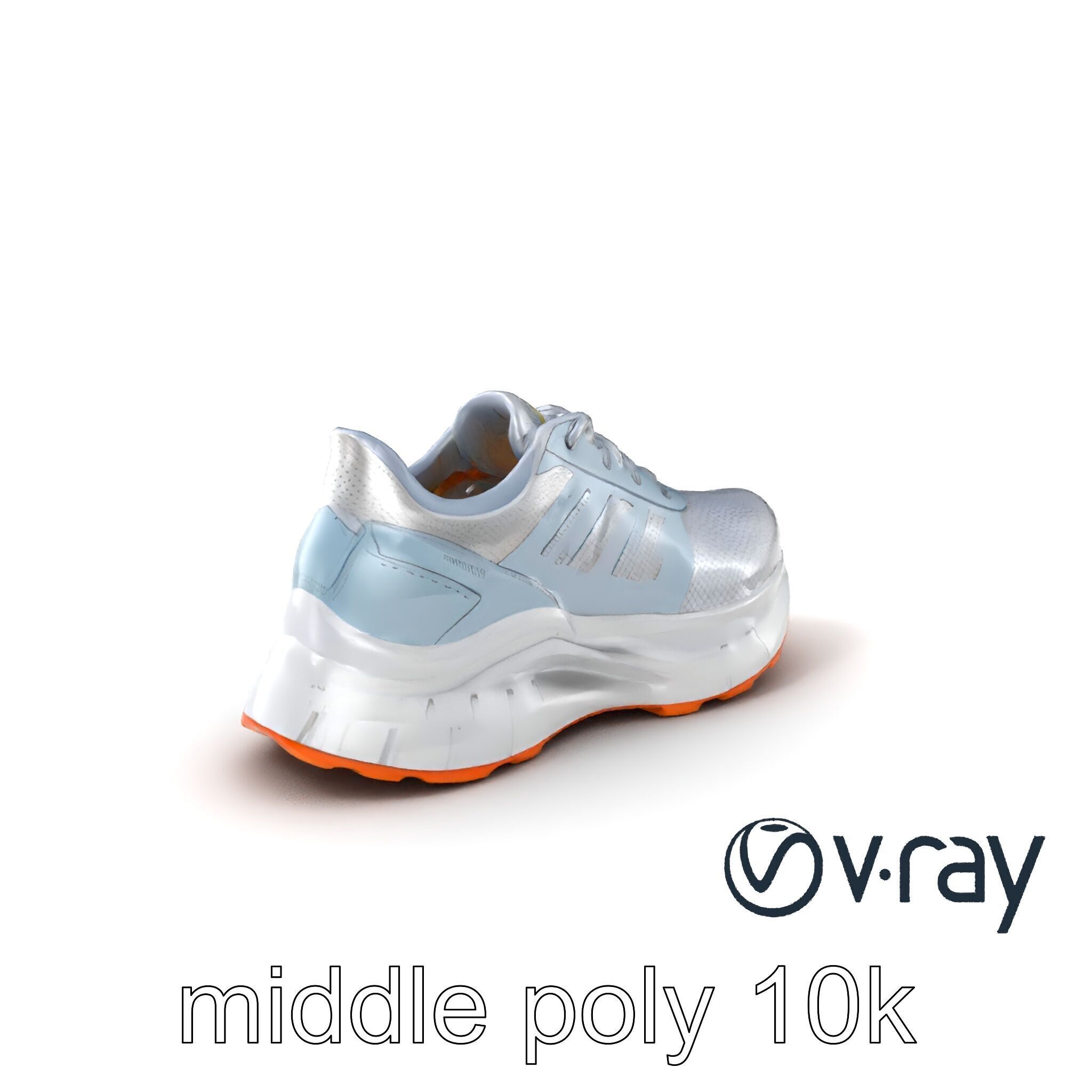 Bold Performance Sneaker model pack Low-poly 3D model_3