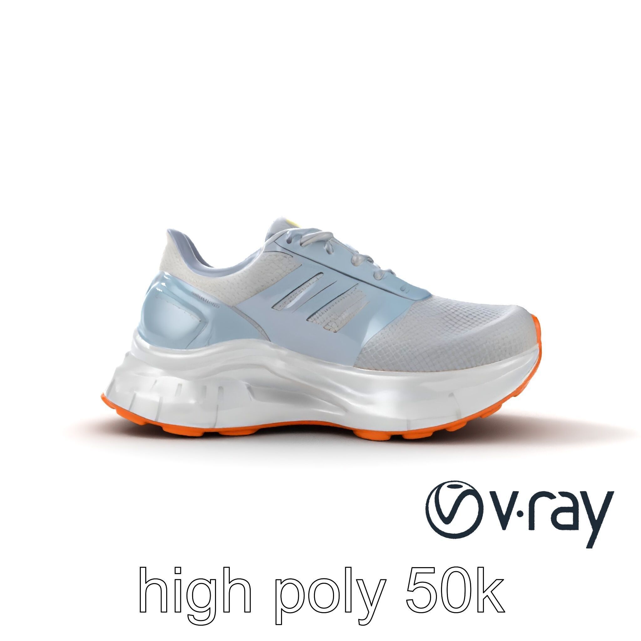 Bold Performance Sneaker model pack Low-poly 3D model_17