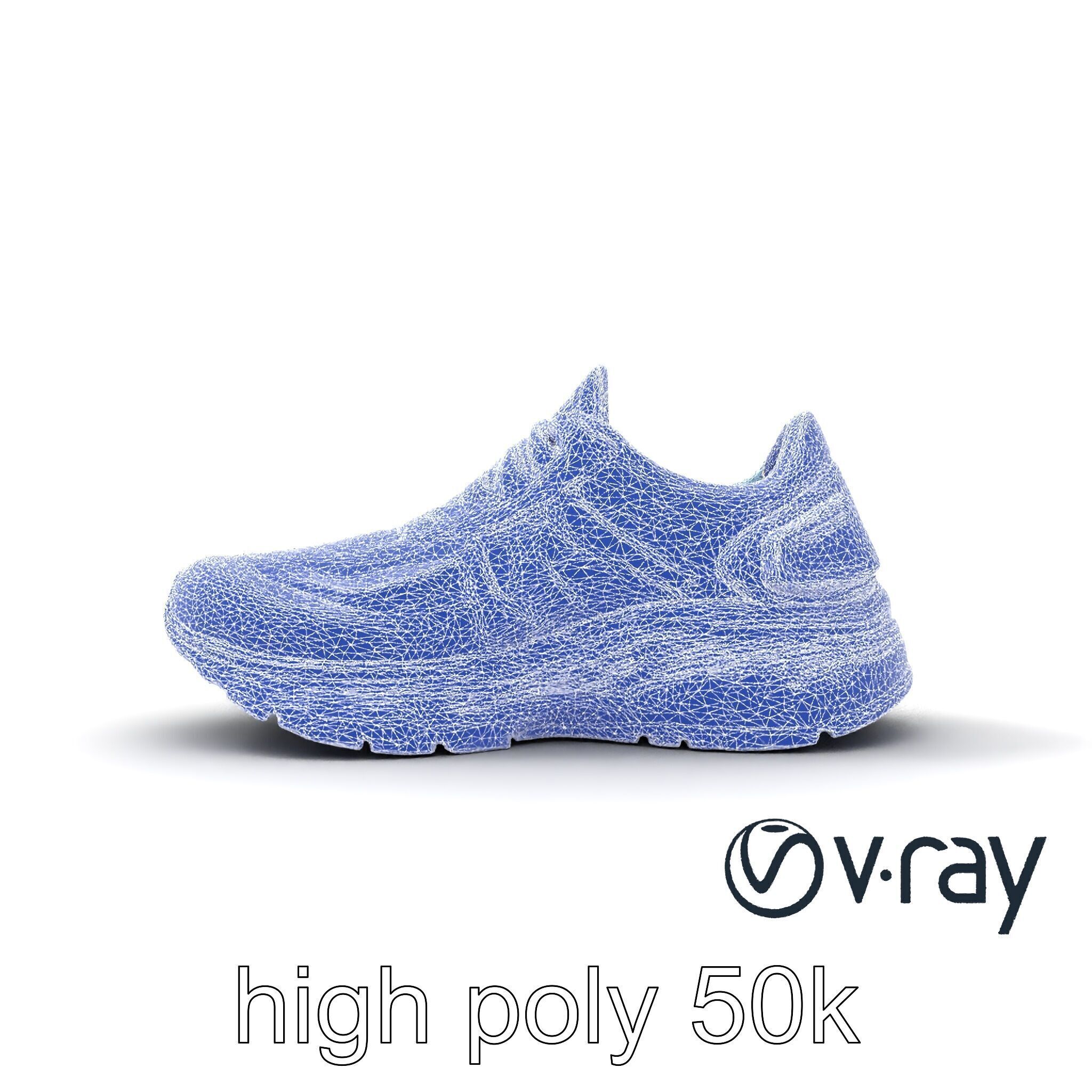 Sleek Running Sneaker 3D model pack Low-poly 3D model_31