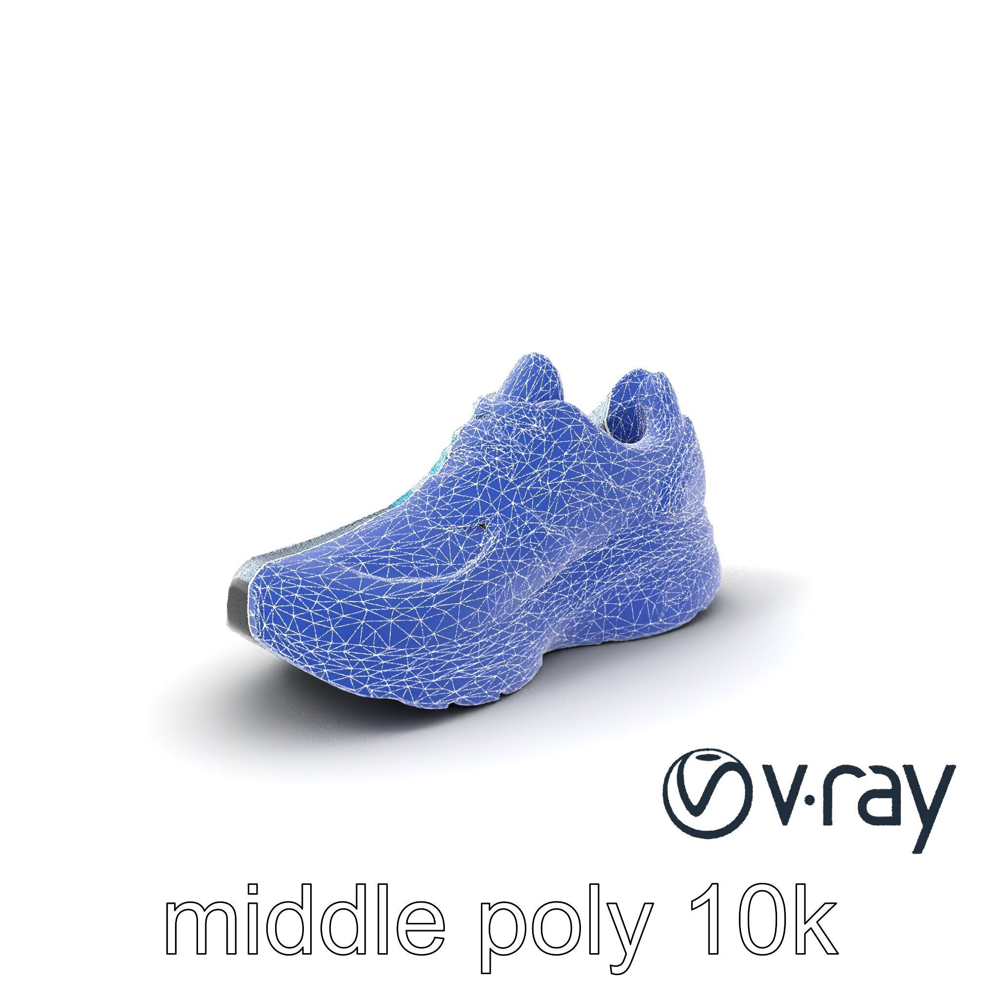 Sleek Running Sneaker 3D model pack Low-poly 3D model_6