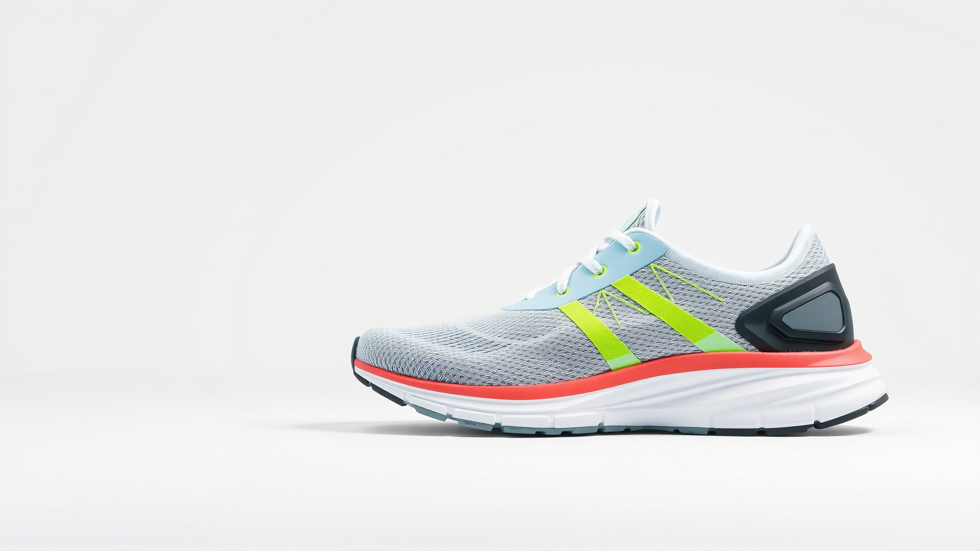 Sleek Running Sneaker 3D model pack Low-poly 3D model_4