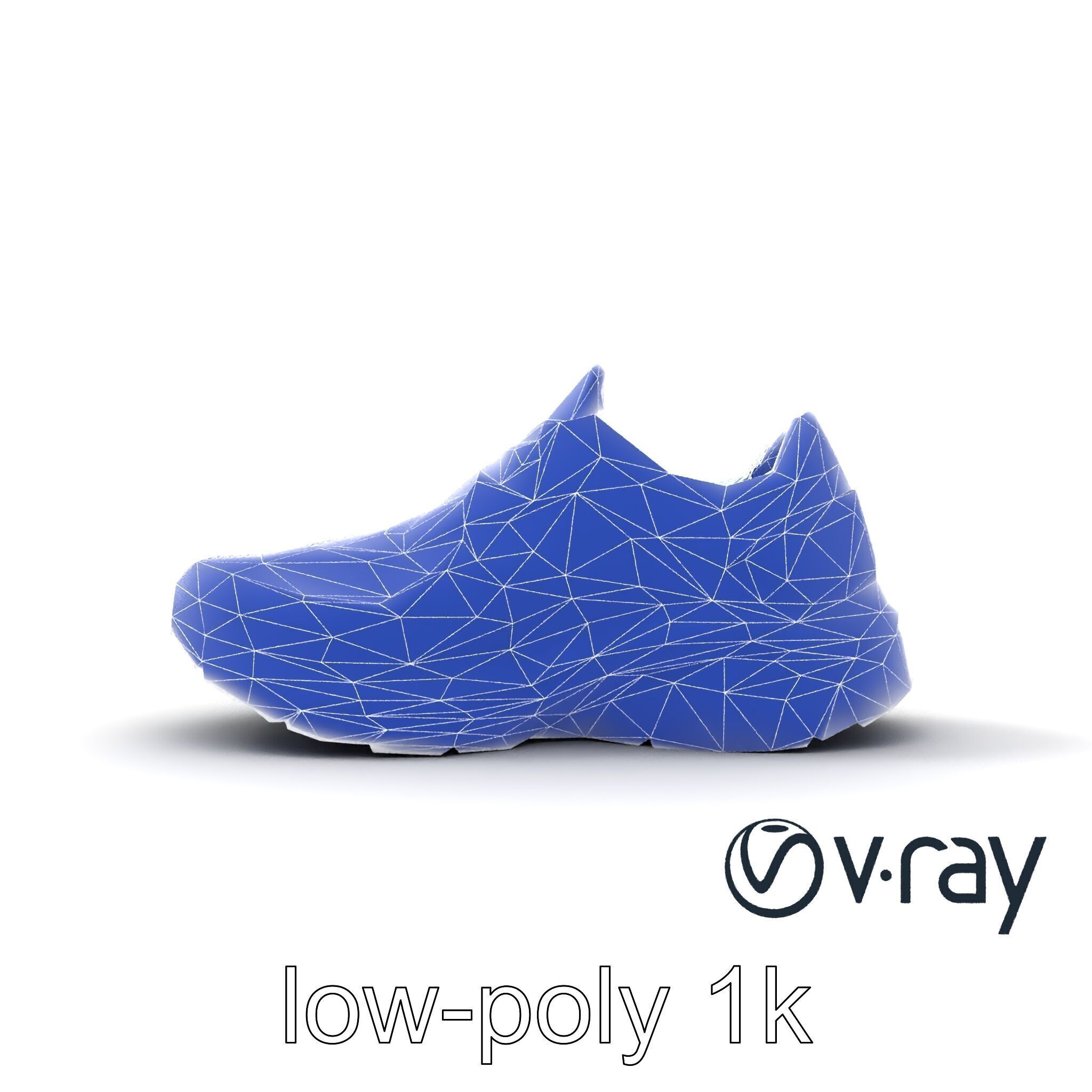 Sleek Running Sneaker 3D model pack Low-poly 3D model_14