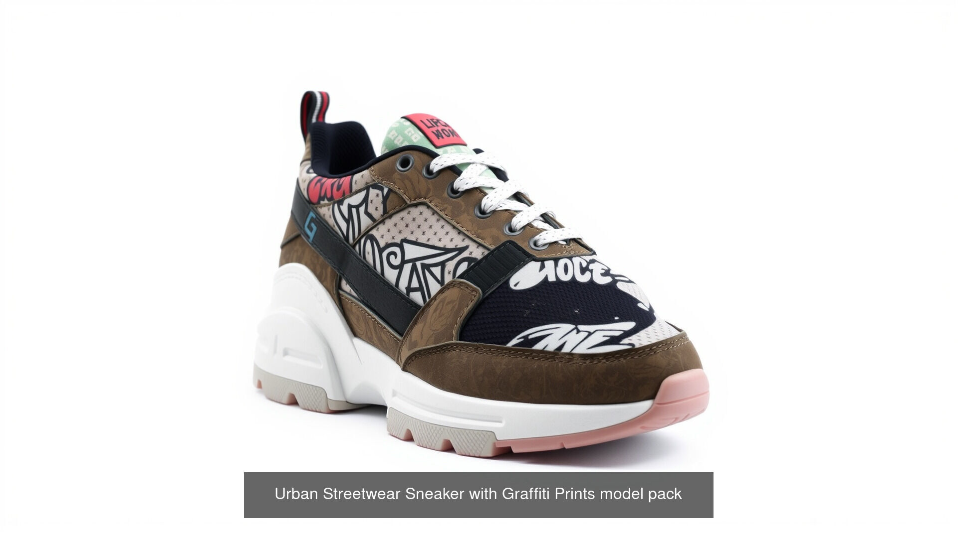 Dynamic Sneaker Spectrum 3D Model Collection_44
