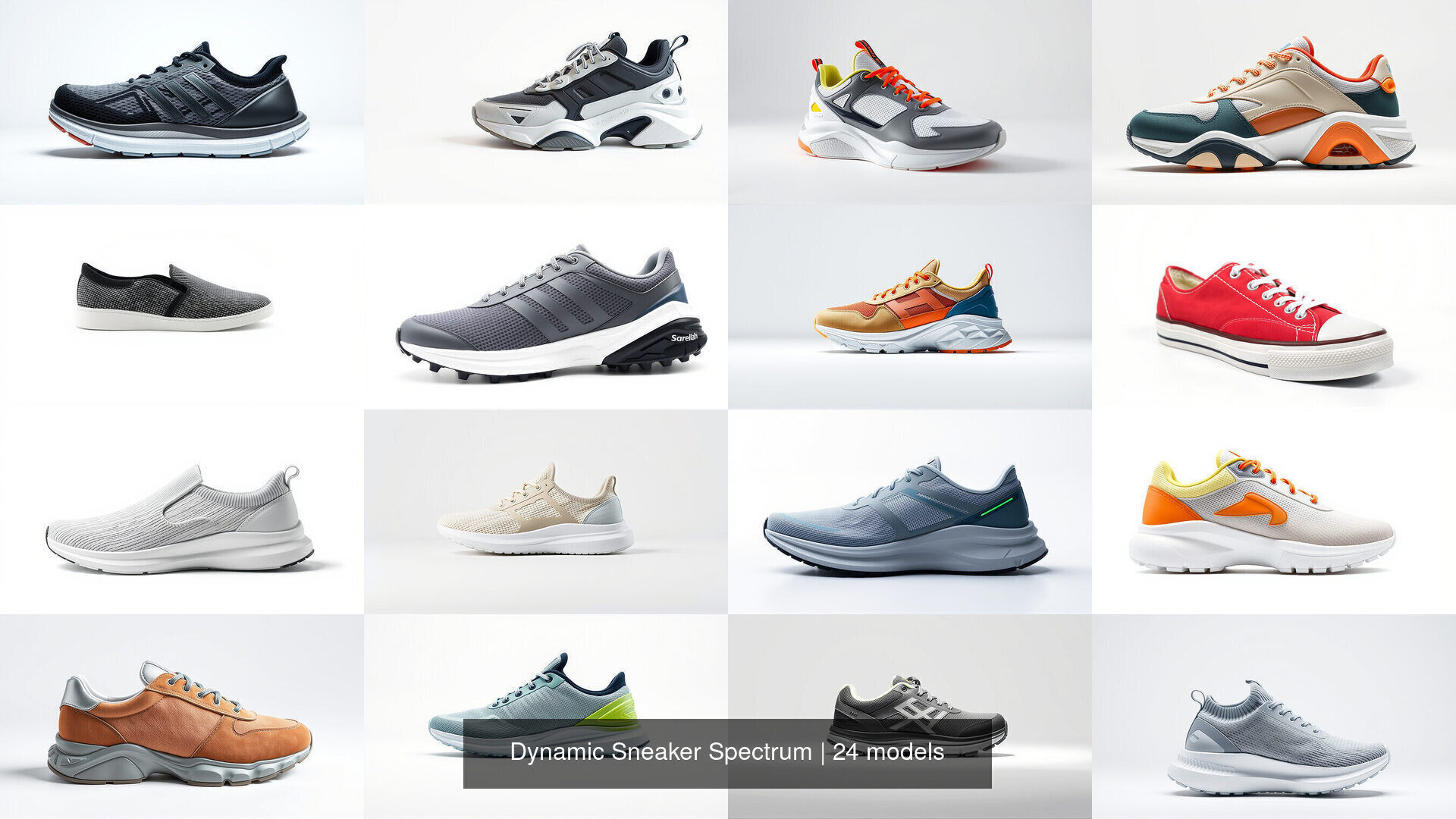 Dynamic Sneaker Spectrum 3D Model Collection_27