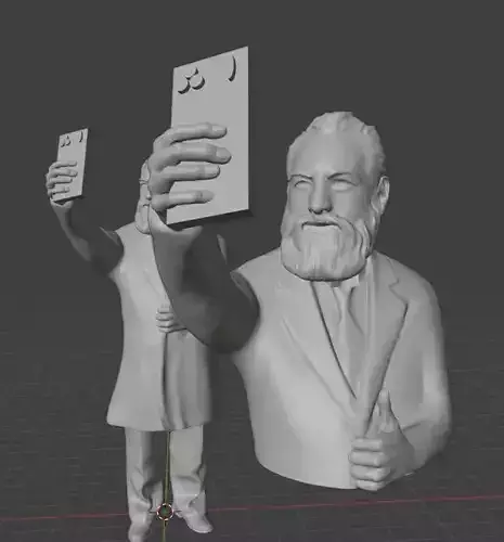 Alexander Graham Bell 3D print model