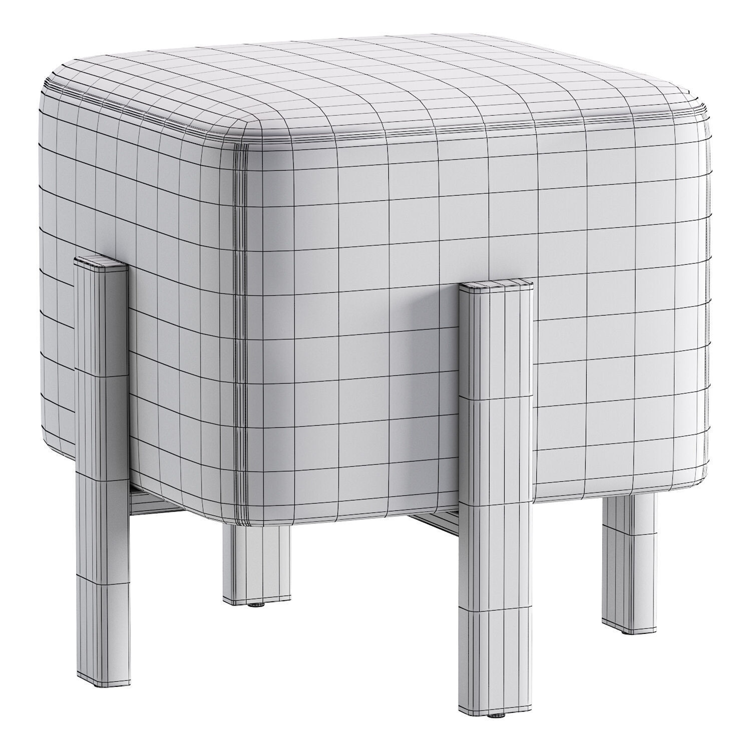 Emmy Pouf Grey By inmyroom 3D model_6