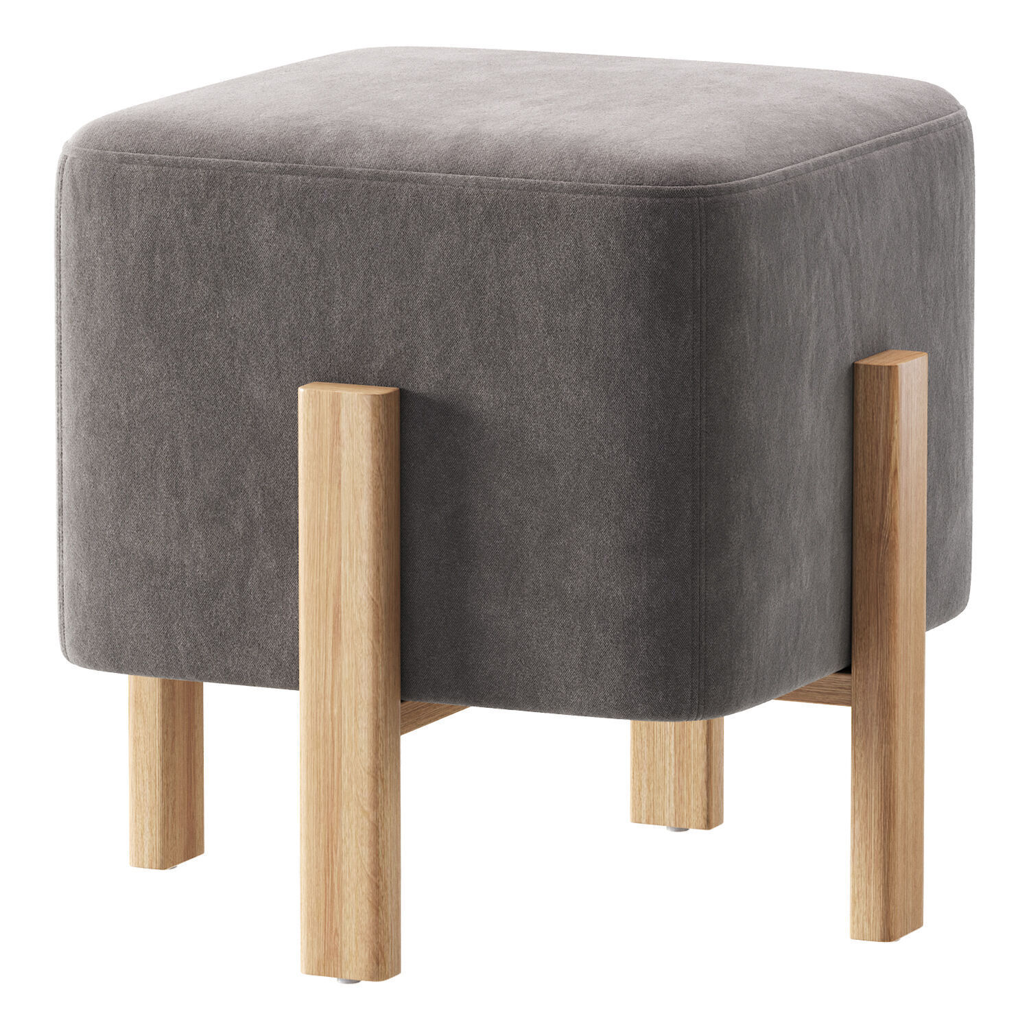 Emmy Pouf Grey By inmyroom 3D model_1