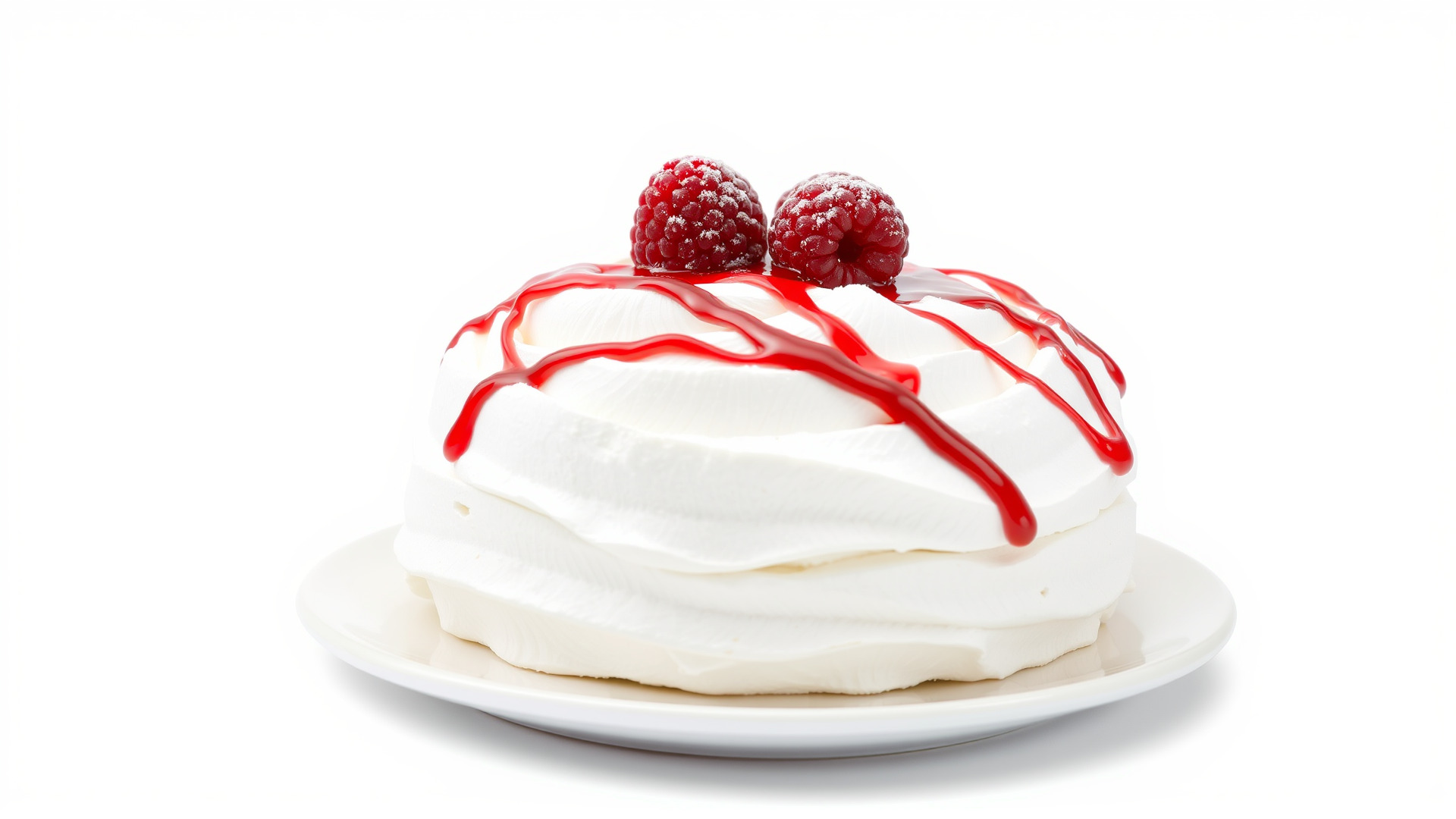 Meringue Cake with Raspberry Drizzle Model Pack Low-poly 3D model_4
