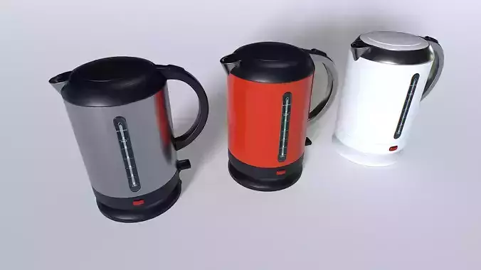Kettle pack 2 Low-poly 3D model