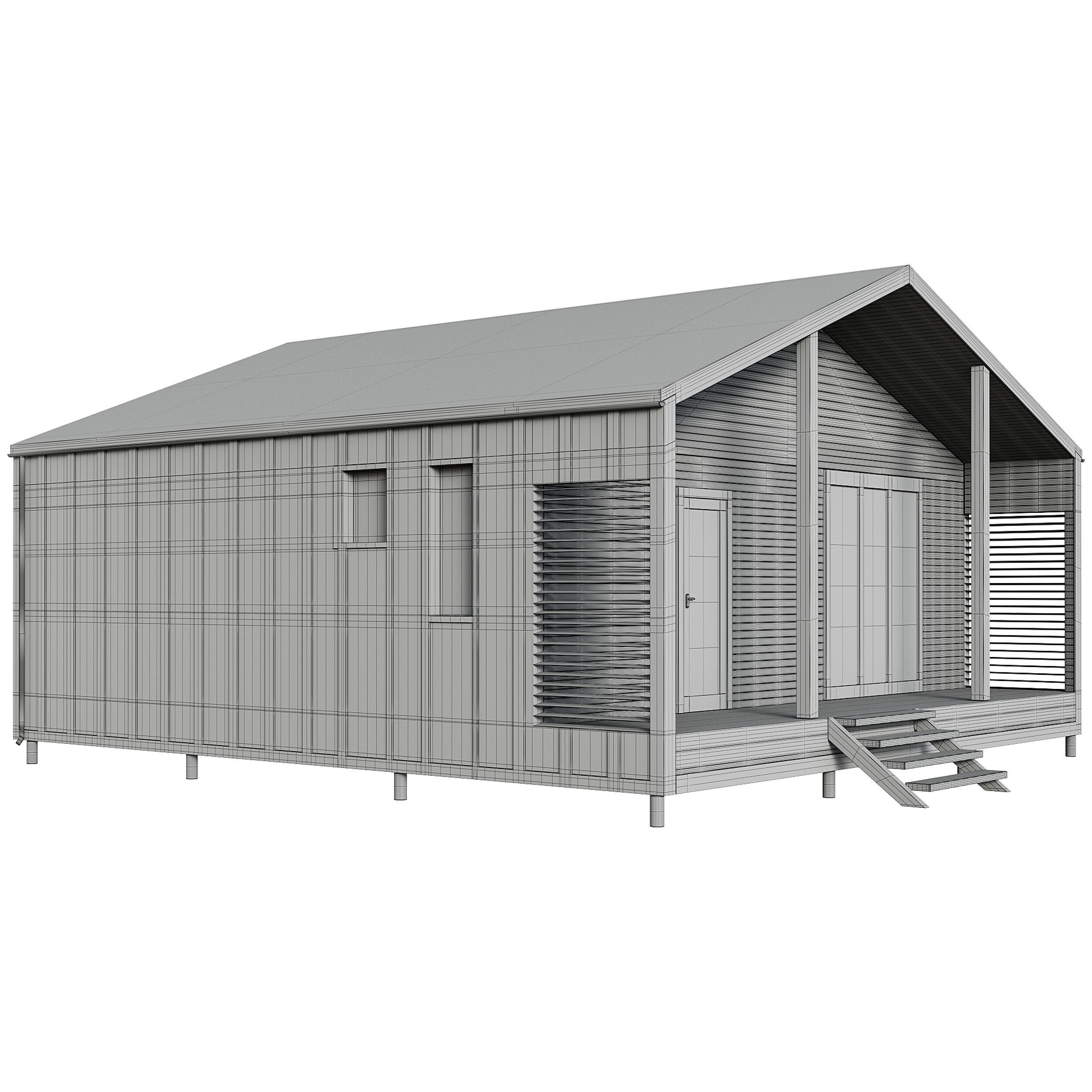 Home Design 1 For Exterior 3D model_13