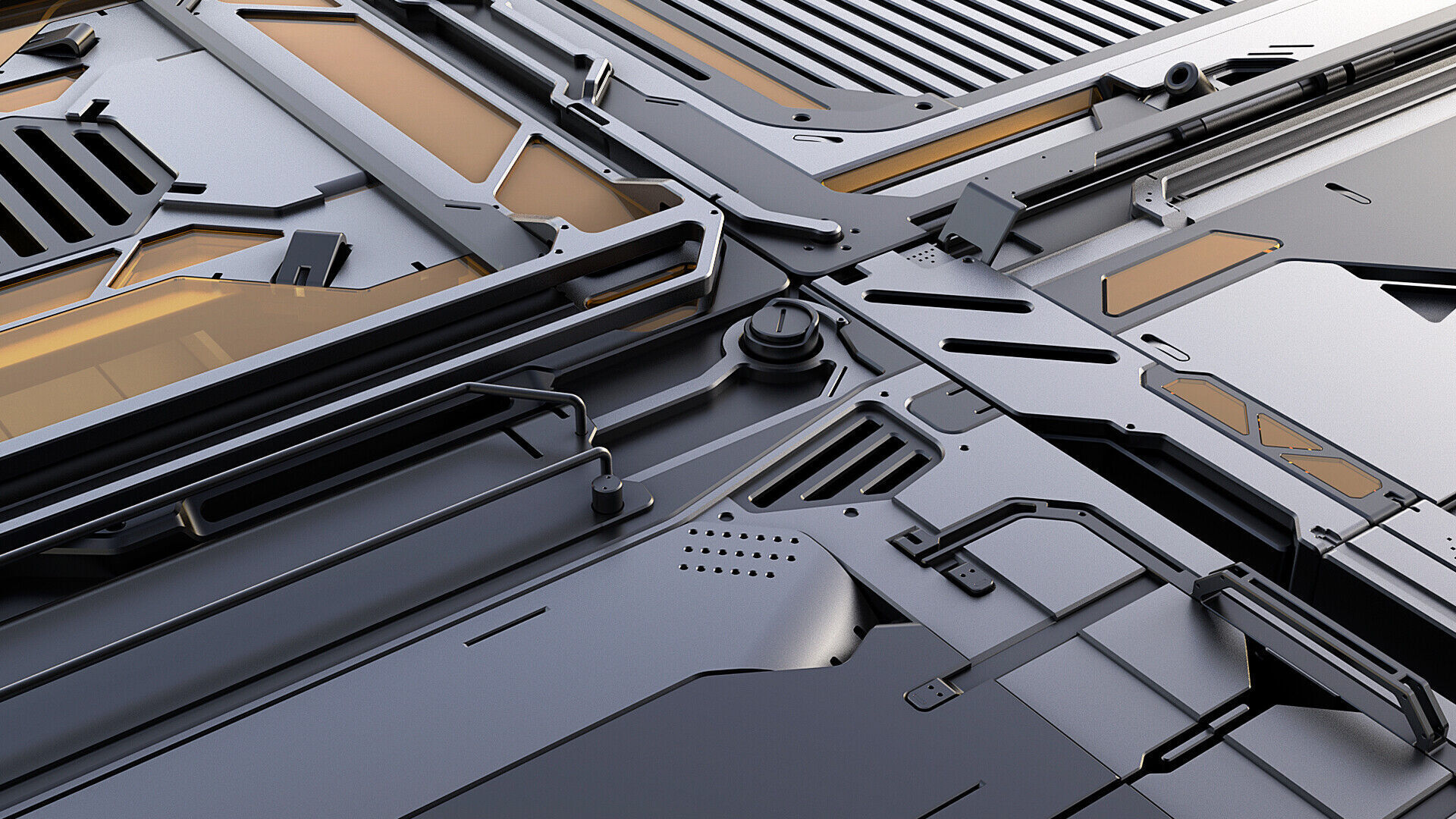 Sci-Fi Panels Pack vol 6 Alpha 3D model_2