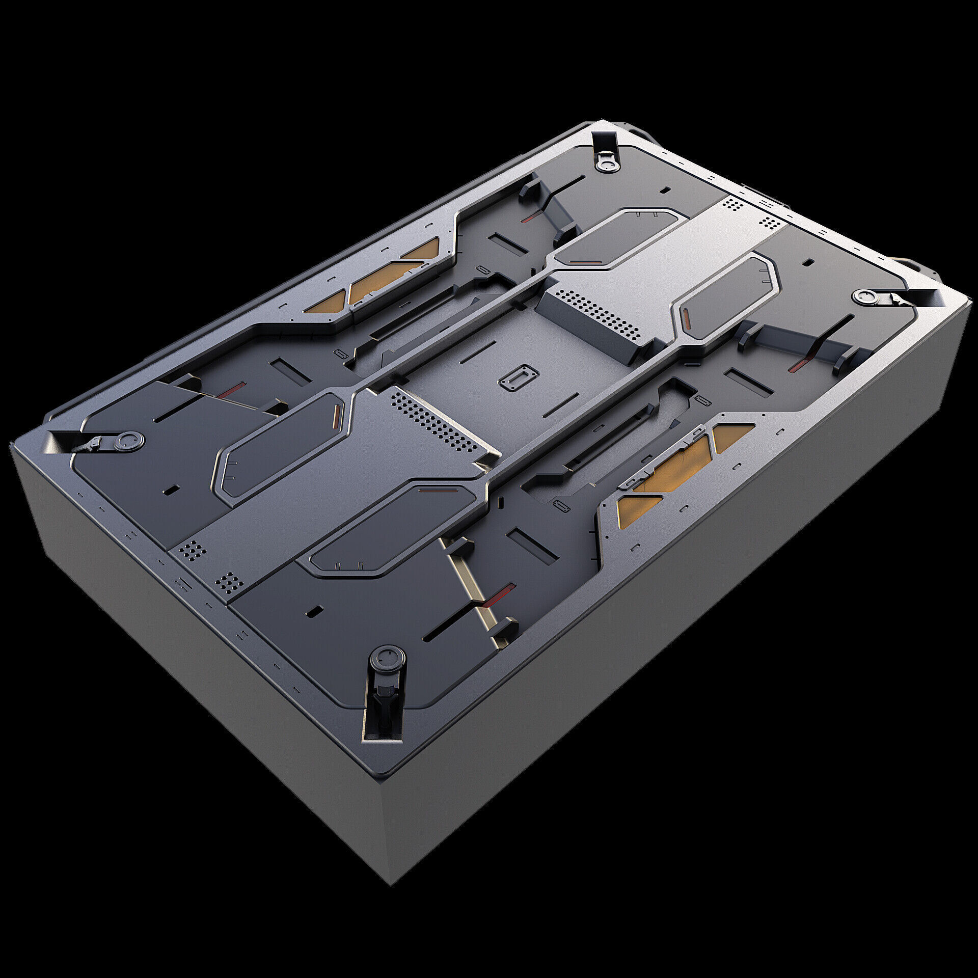 Sci-Fi Panels Pack vol 6 Alpha 3D model_10