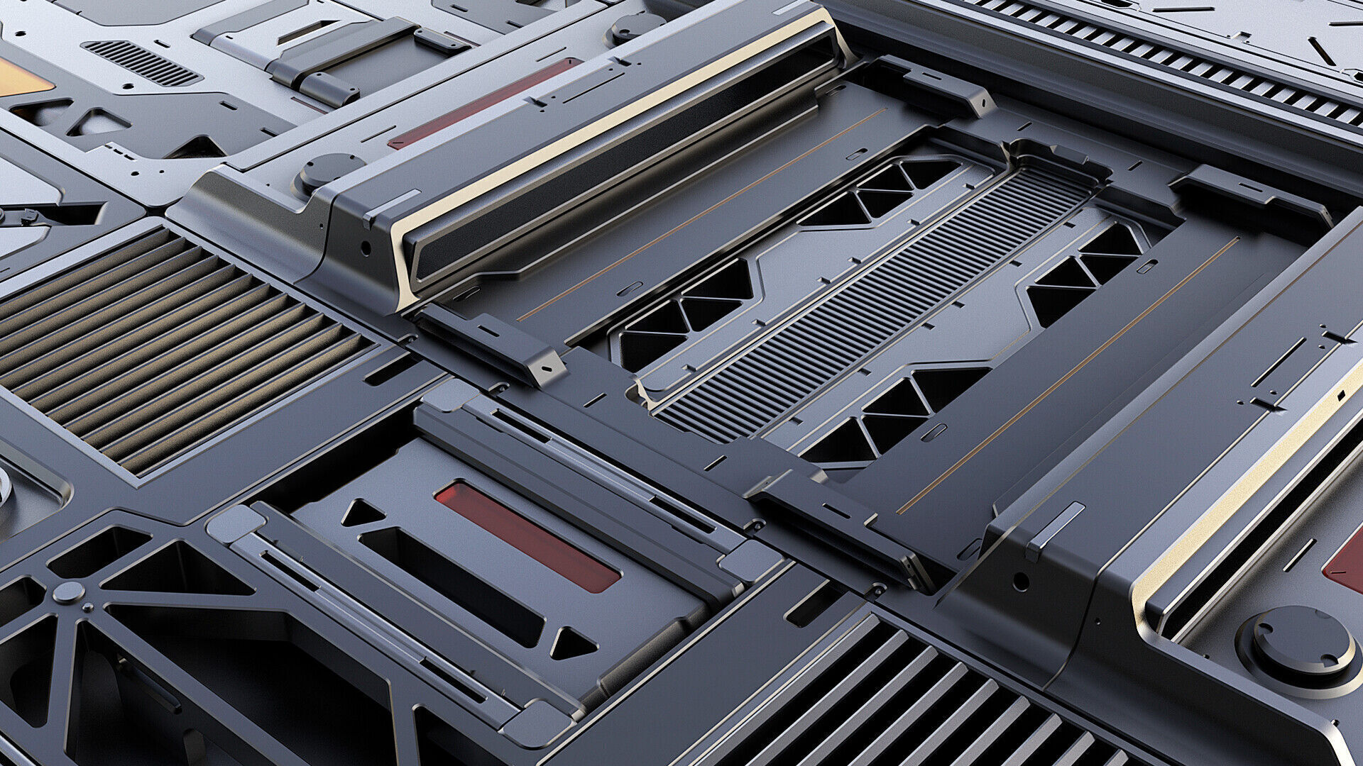 Sci-Fi Panels Pack vol 6 Alpha 3D model_3