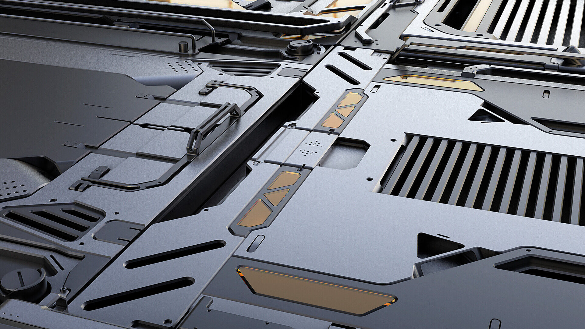 Sci-Fi Panels Pack vol 6 Alpha 3D model_5