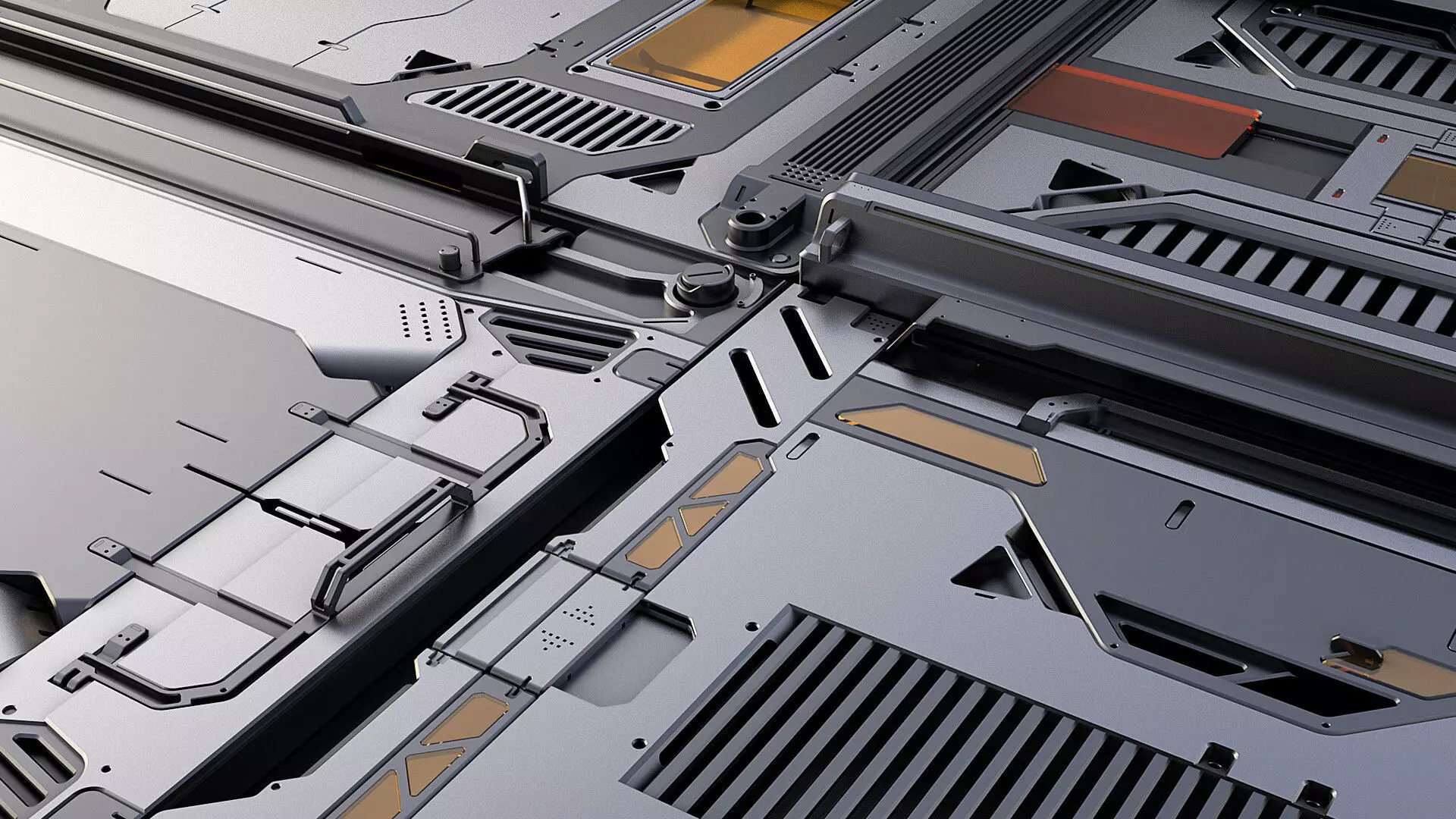 Sci-Fi Panels Pack vol 6 Alpha 3D model_0