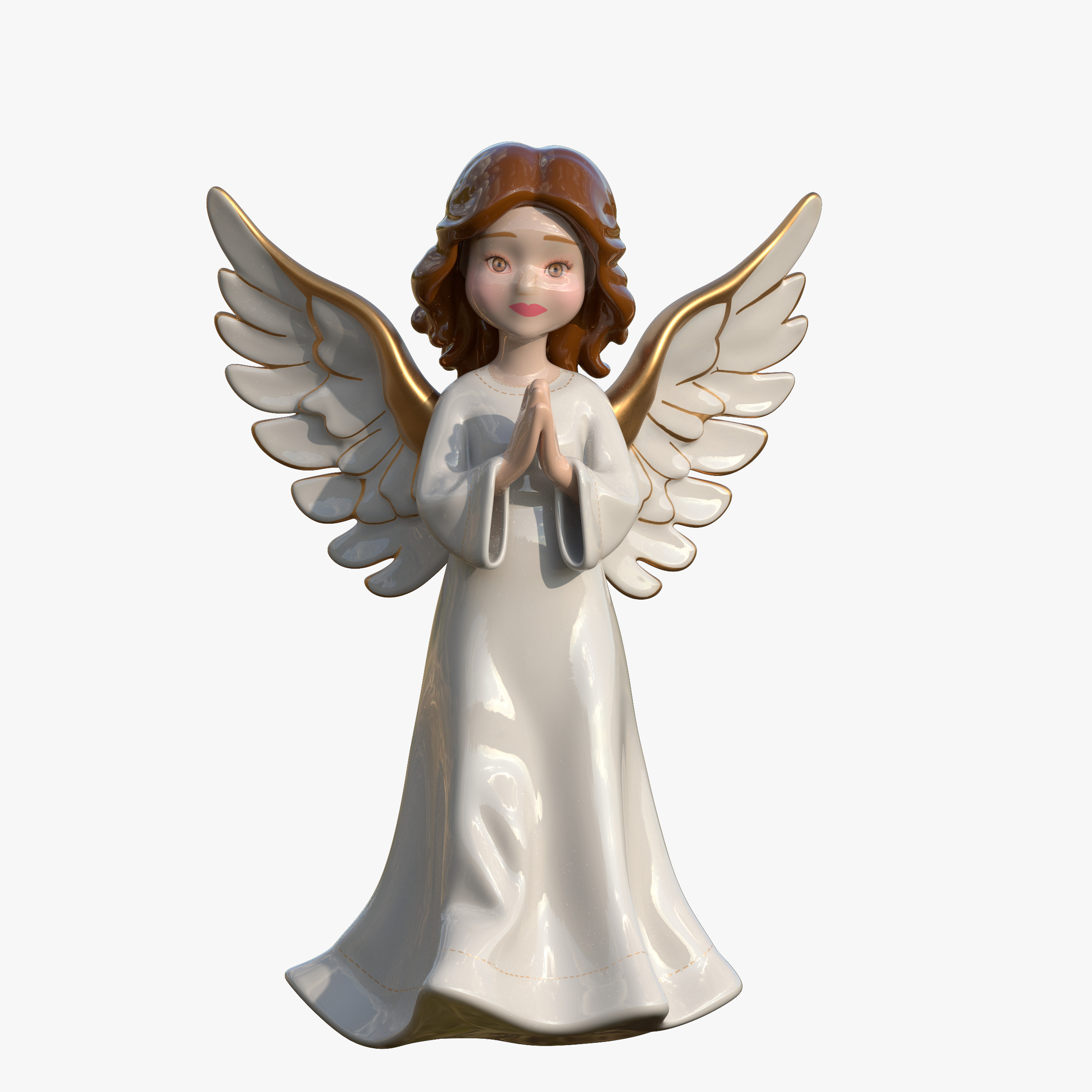 Christmas Angel Figurine 3D print model_13