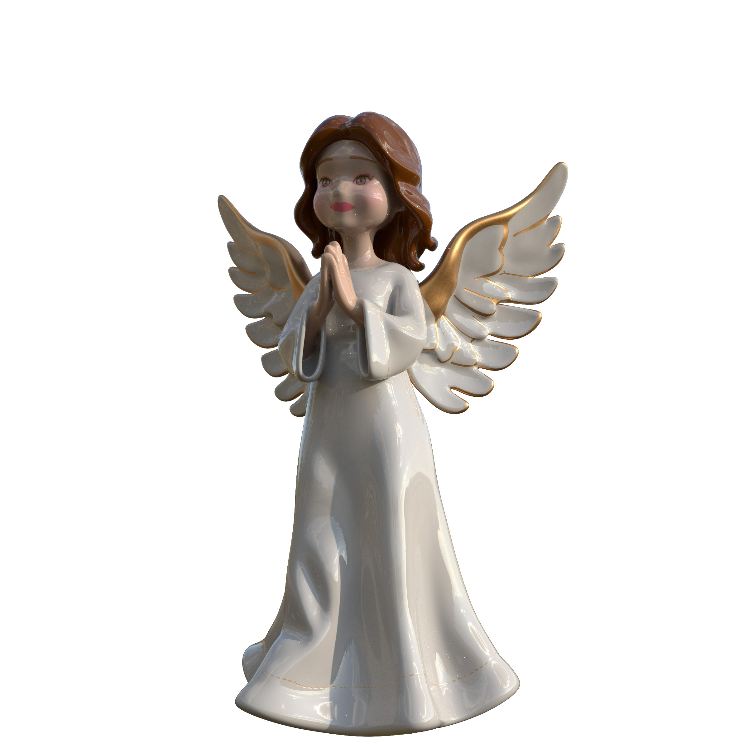Christmas Angel Figurine 3D print model_14