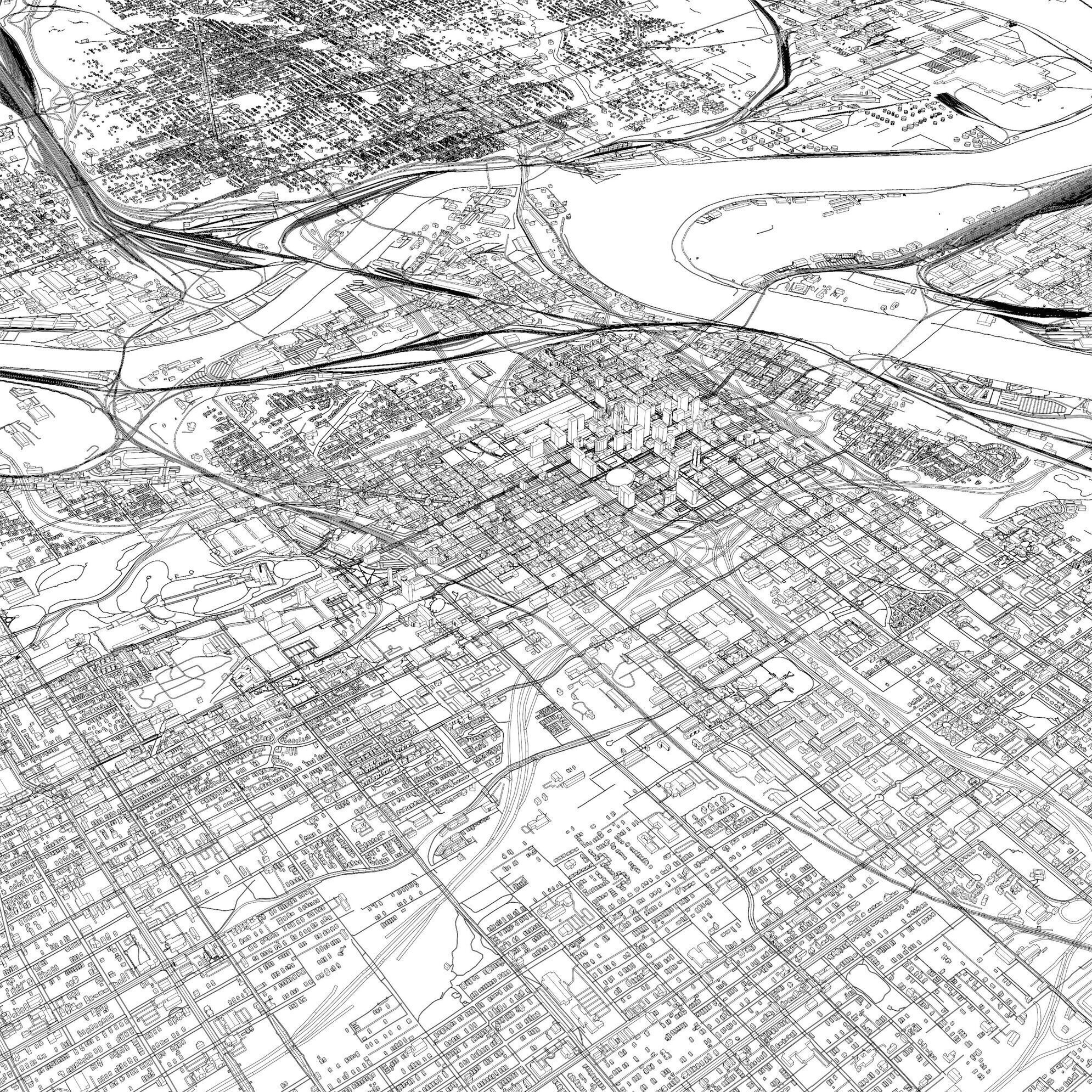 Kansas City USA - city and urban 3D model_13