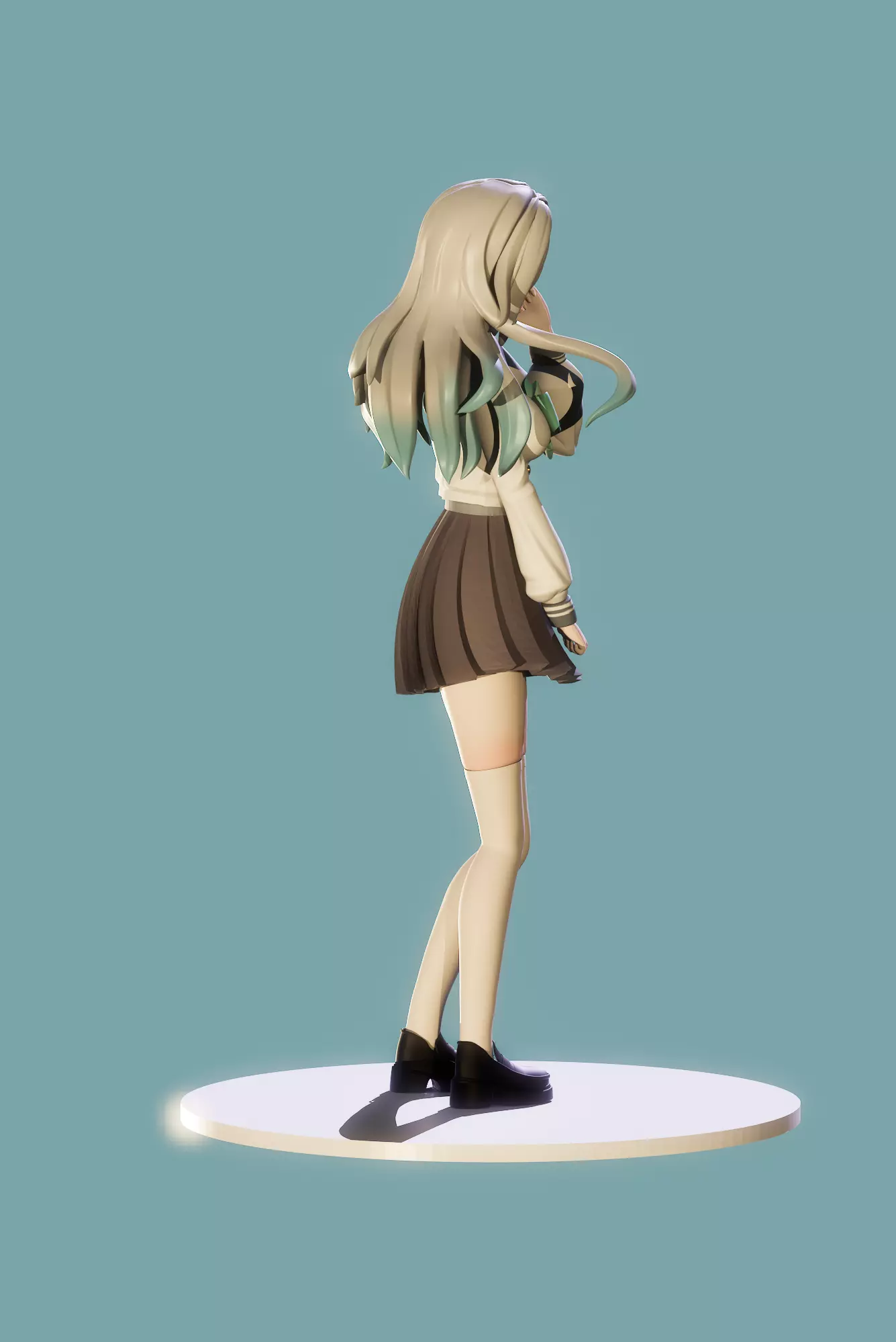 HONKAI STARRAIL FIREFLY JK SCHOOL UNIFORM 3D print model_2