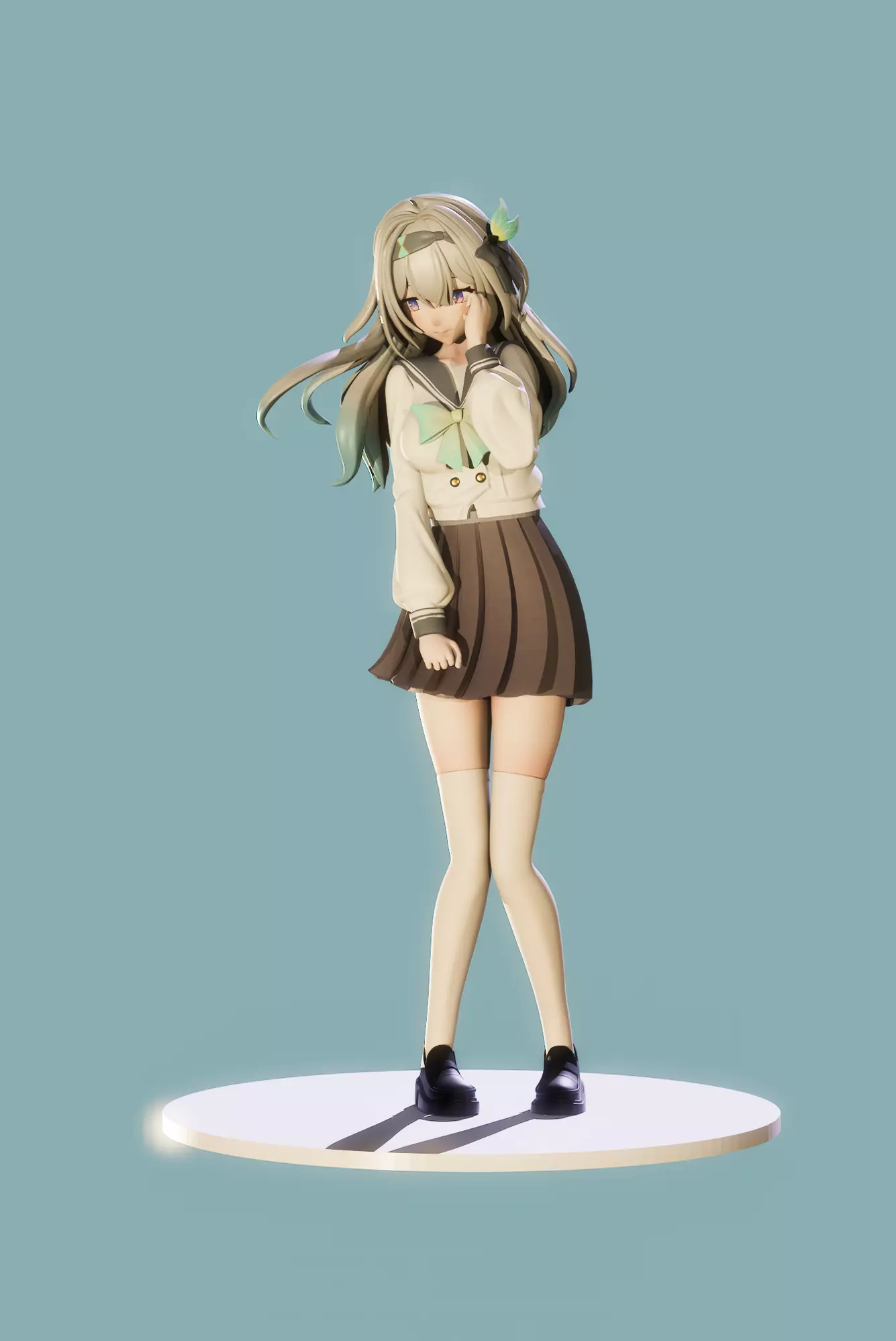 HONKAI STARRAIL FIREFLY JK SCHOOL UNIFORM 3D print model_0