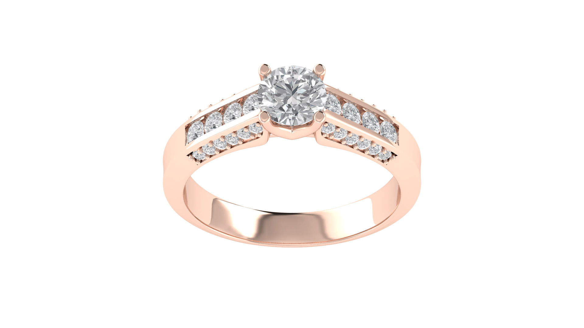 Women Ring Render 3dm STL OBJ FBX TXT Details 3D print model_13