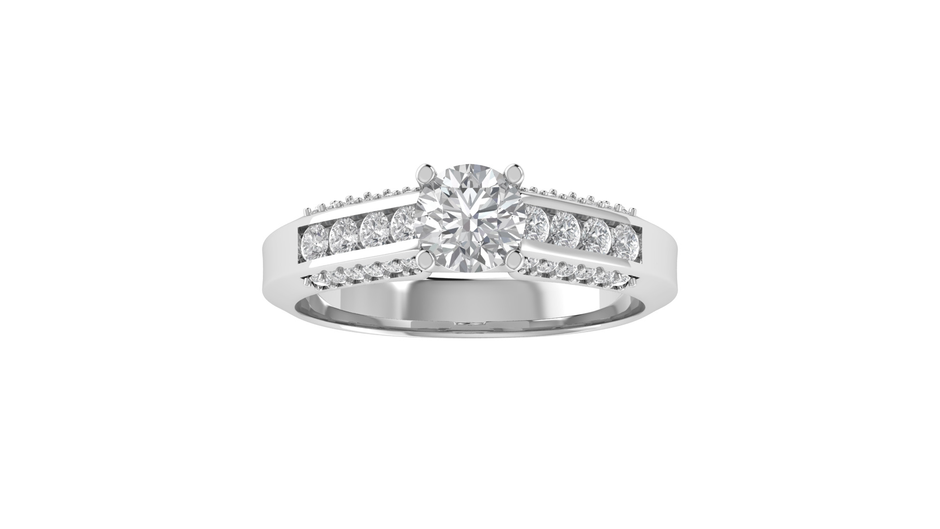 Women Ring Render 3dm STL OBJ FBX TXT Details 3D print model_1