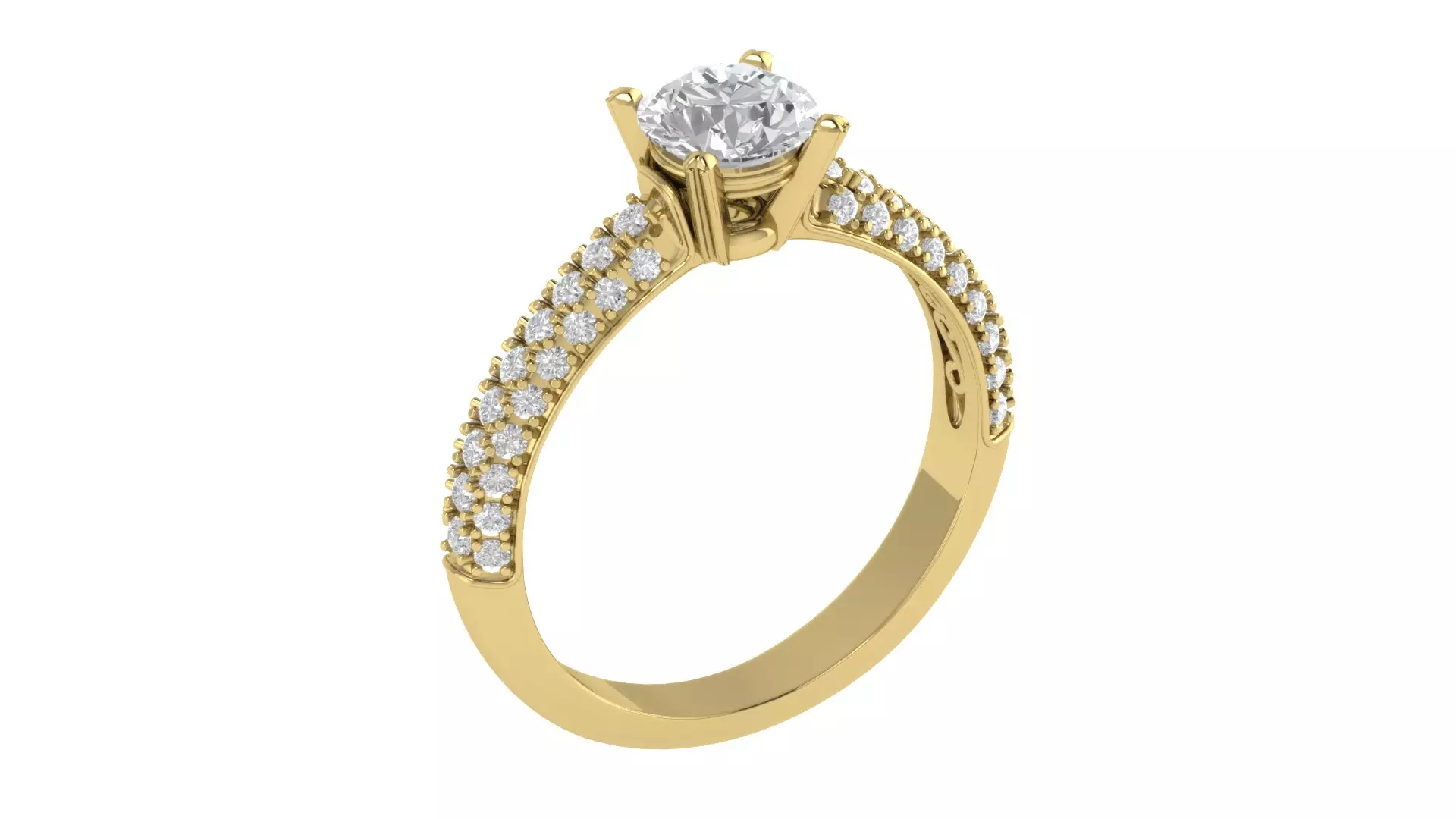 Women Ring Render 3dm STL OBJ FBX TXT Details 3D print model