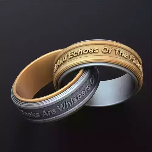 Book Ring 3D print model