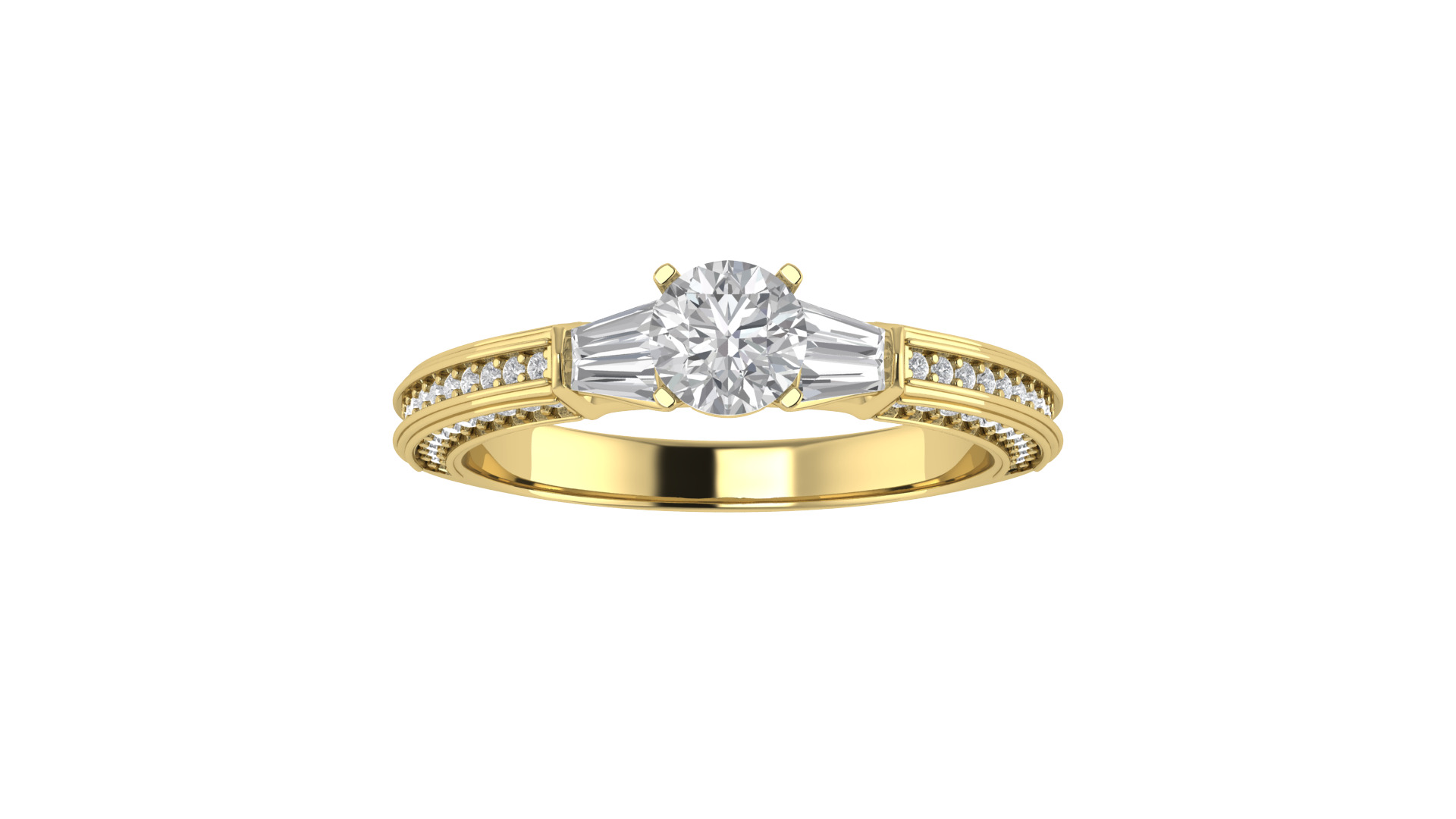 Women Ring  Render 3dm STL OBJ FBX TXT Details 3D print model_3