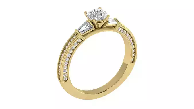 Women Ring  Render 3dm STL OBJ FBX TXT Details 3D print model