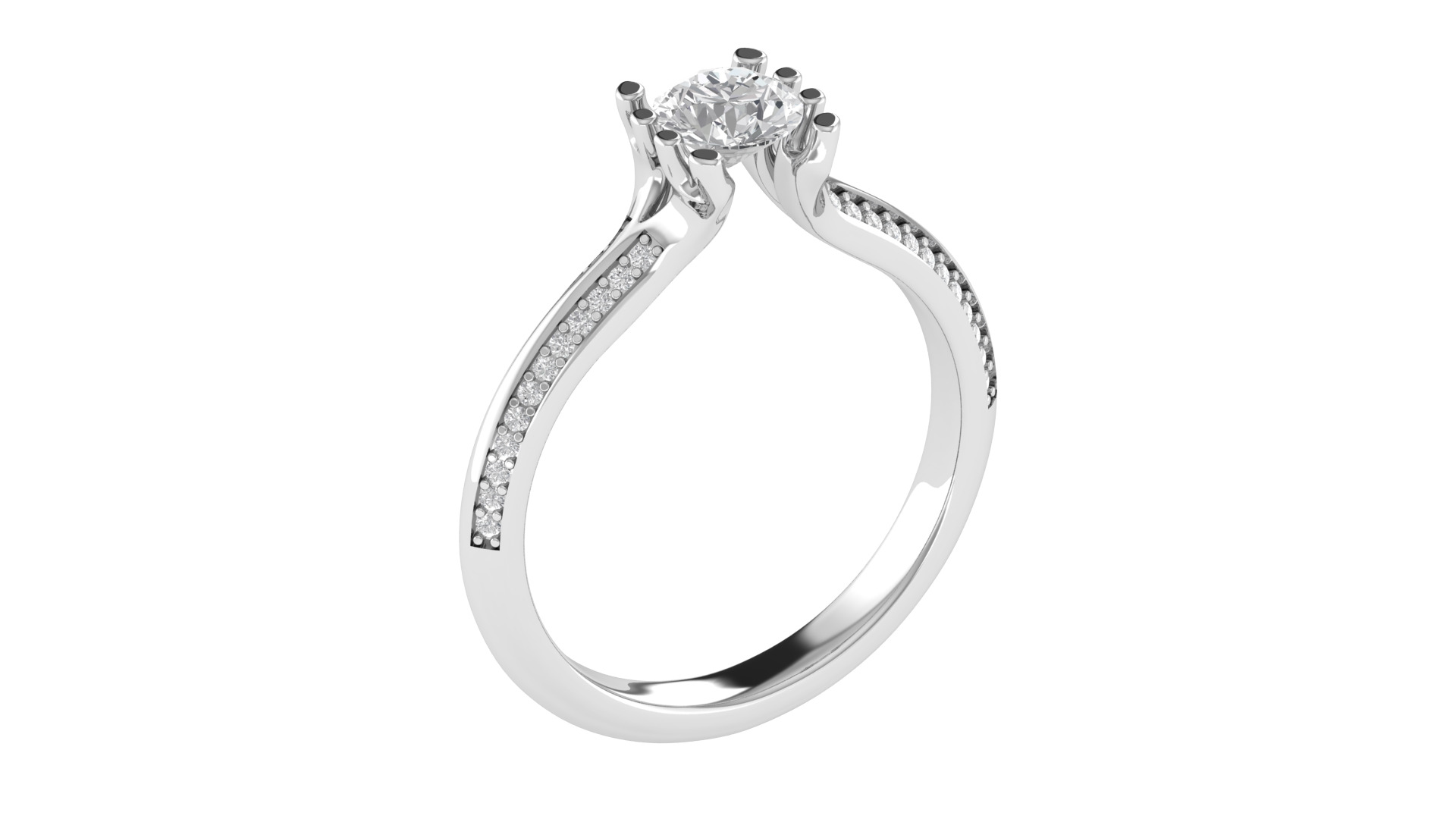 Women Ring  Render 3dm STL OBJ FBX TXT Details 3D print model_5