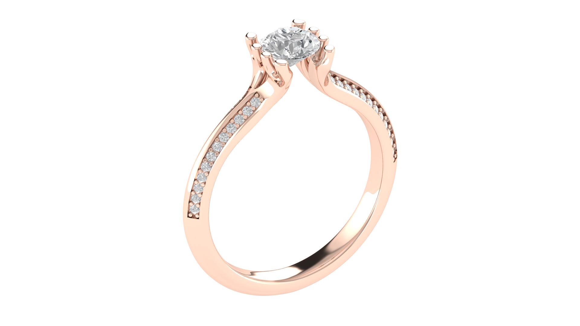 Women Ring  Render 3dm STL OBJ FBX TXT Details 3D print model_4