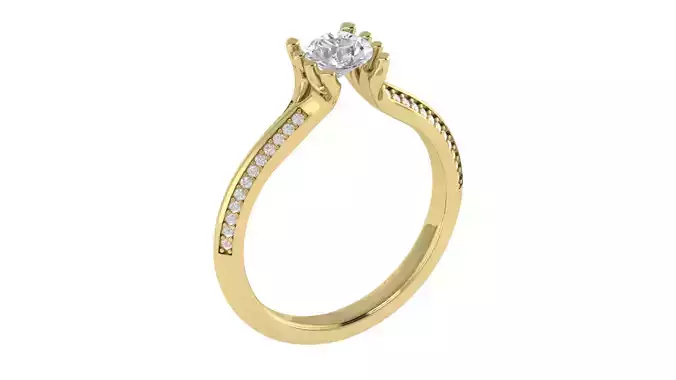 Women Ring  Render 3dm STL OBJ FBX TXT Details 3D print model