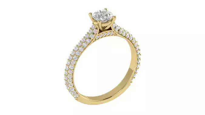 Women Ring  Render 3dm STL OBJ FBX TXT Details 3D print model