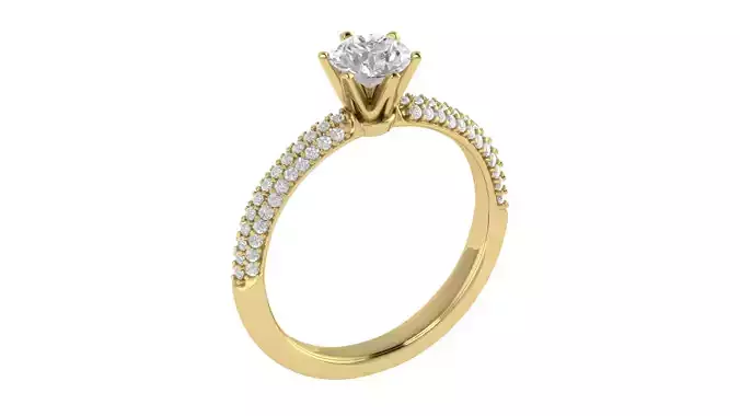 Women Ring  Render 3dm STL OBJ FBX TXT Details 3D print model